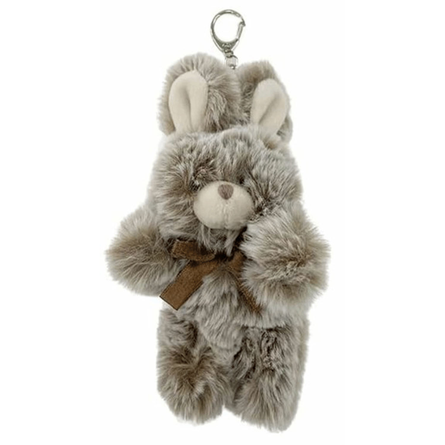 アニマルキーホルダー ウサギ ブラウン