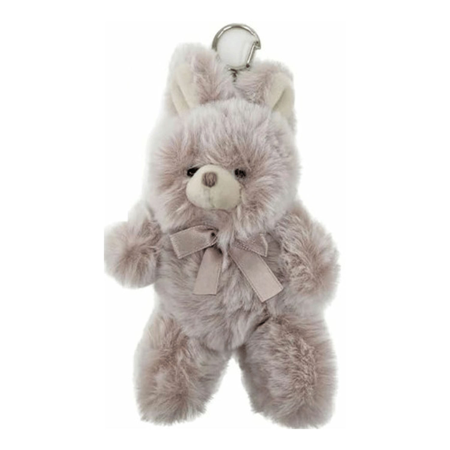 アニマルキーホルダー ウサギ ピンク - 画像1