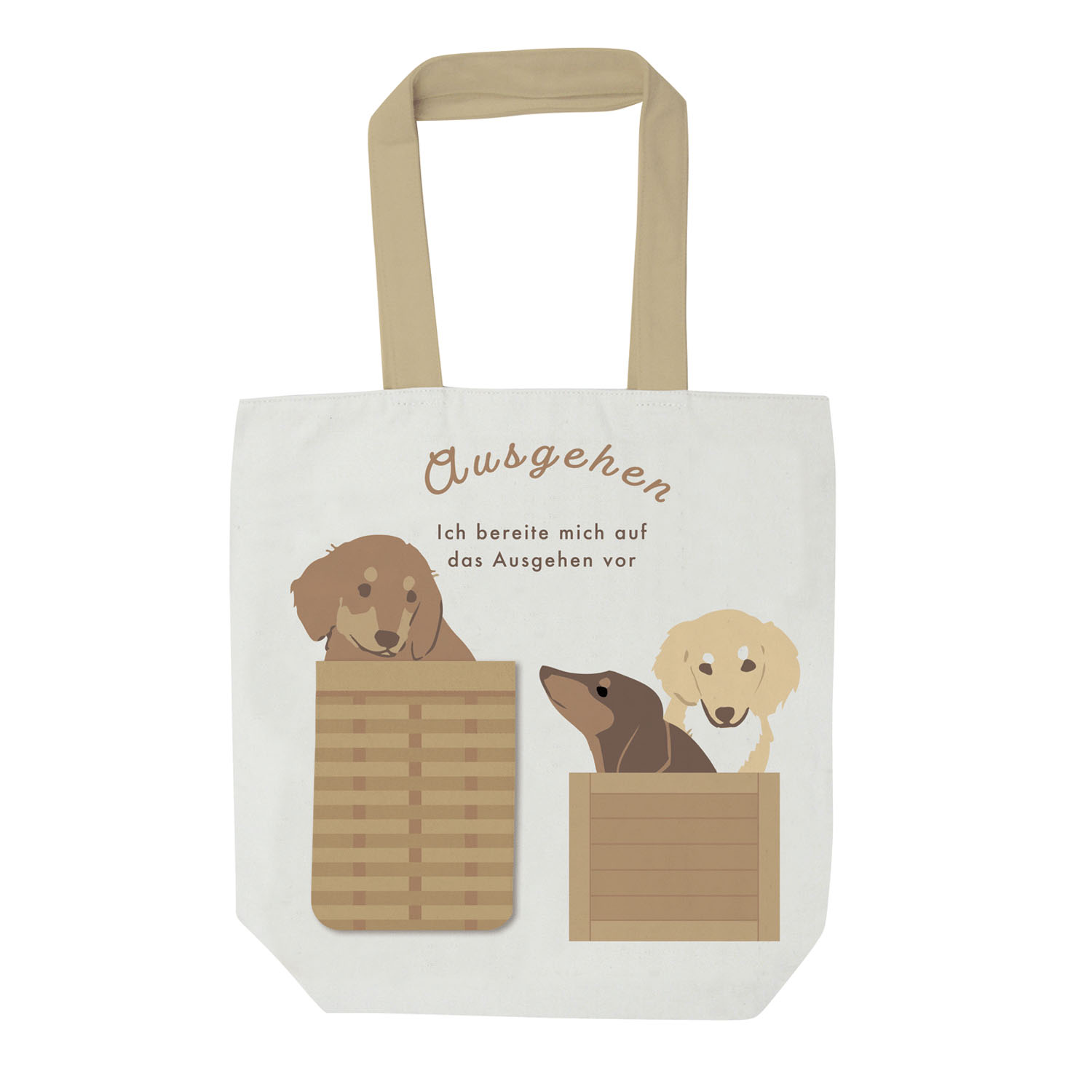 前ポケットトートバッグ カールフレンズ