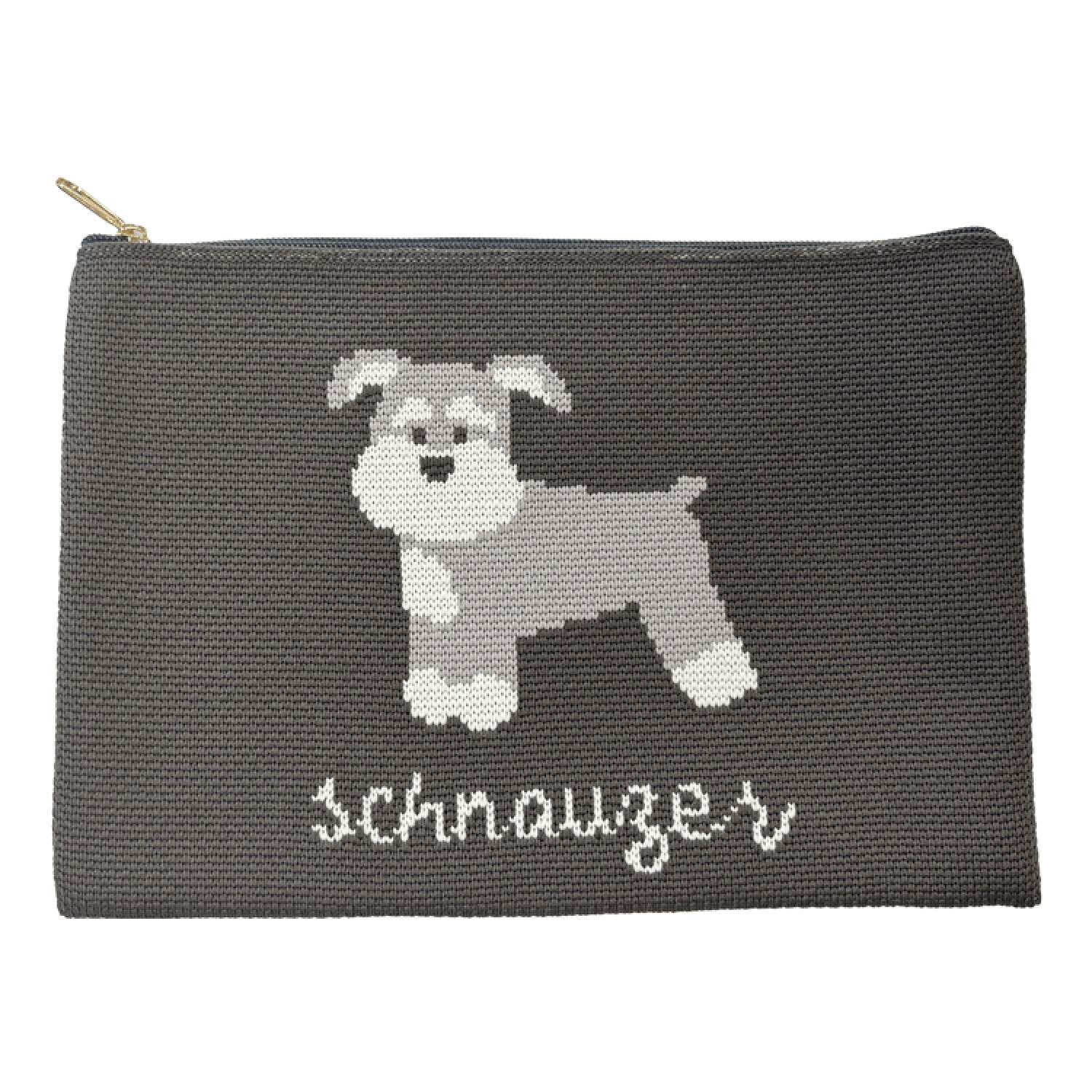 ニットポーチ シュナウザー - 画像1