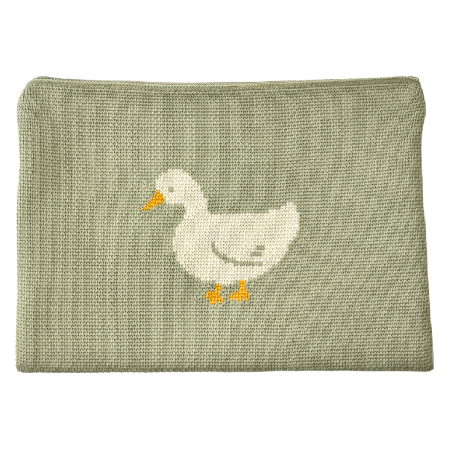 ニットポーチ あひる - 画像1