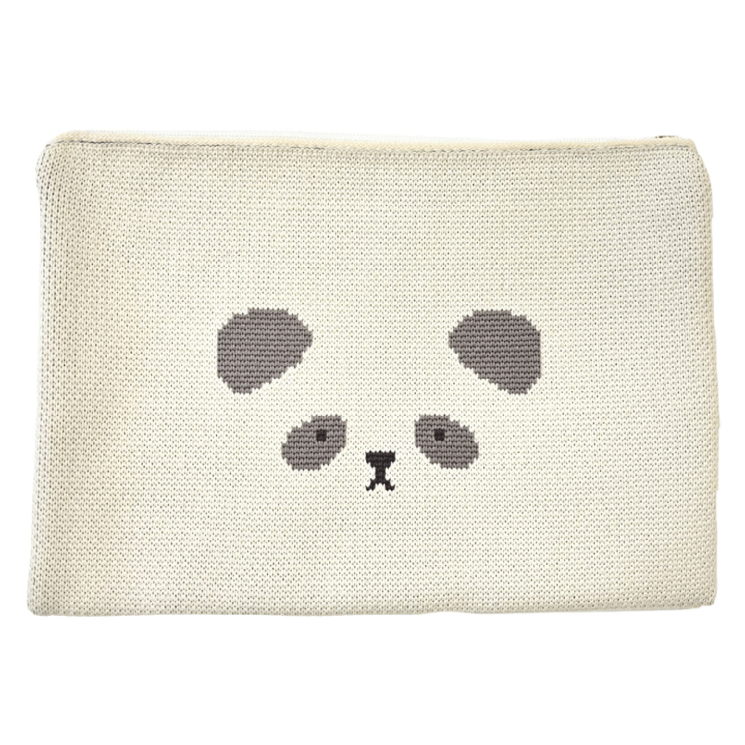 ニットポーチ パンダメッセージ - 画像1