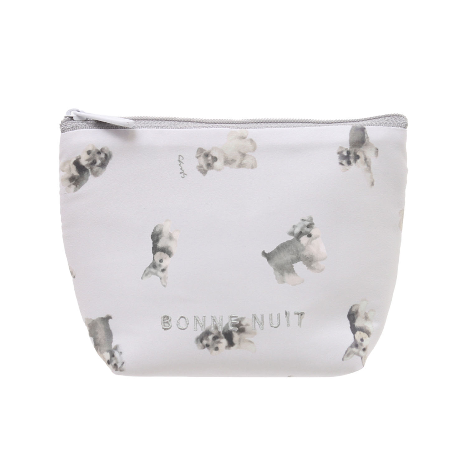 ティッシュ舟形ポーチ シュナウザー - 画像1