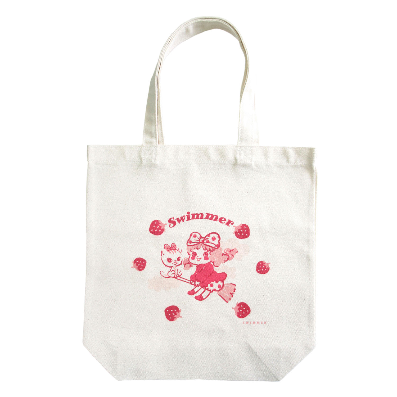 SWIMMER トートバッグ まじょっこいちごほうき - 画像1