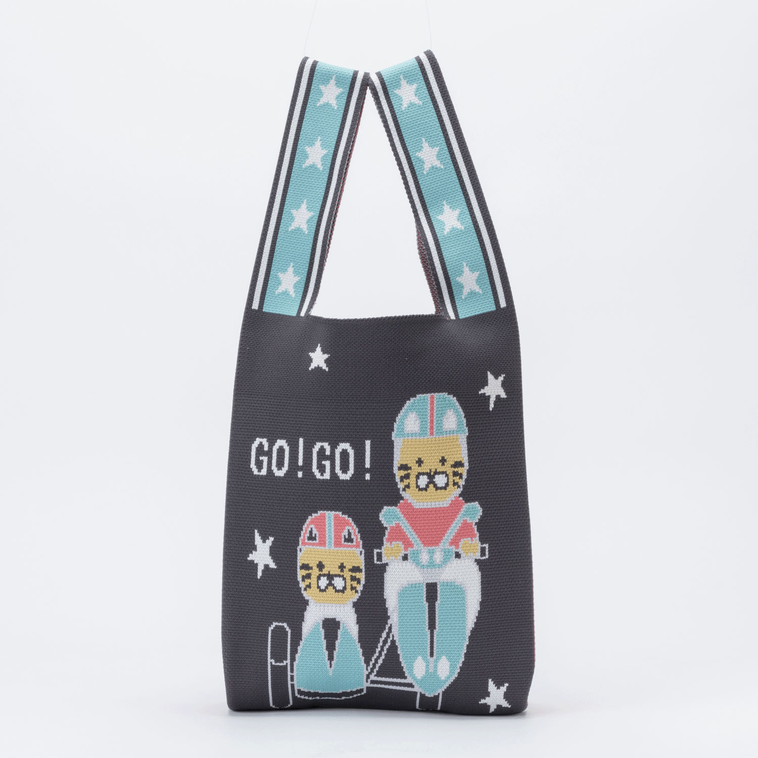 NEKONOBA ニットバッグ大 MOTOR CATS - 画像1