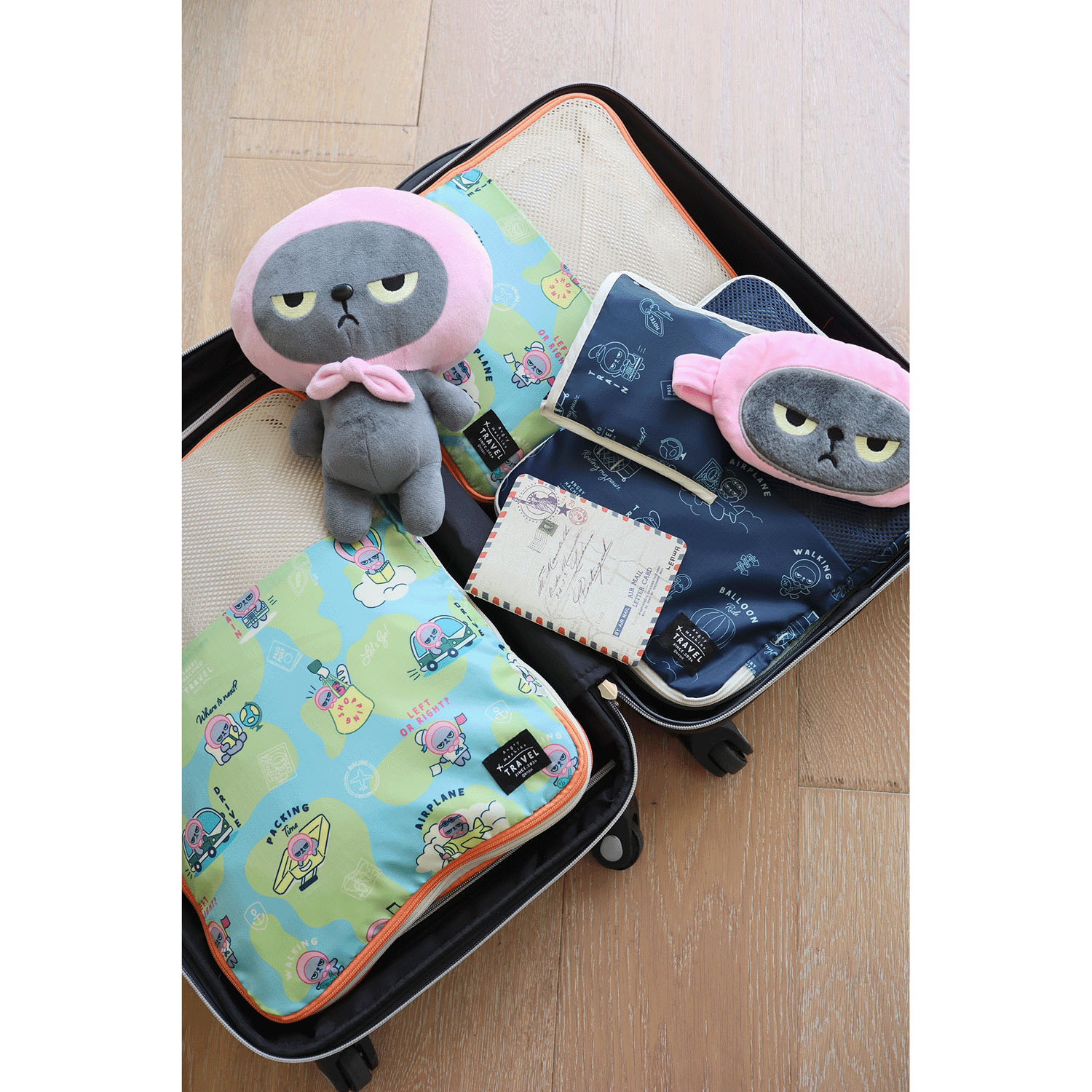 アングリーマチコ トラベル 圧縮ポーチM NV - 画像7