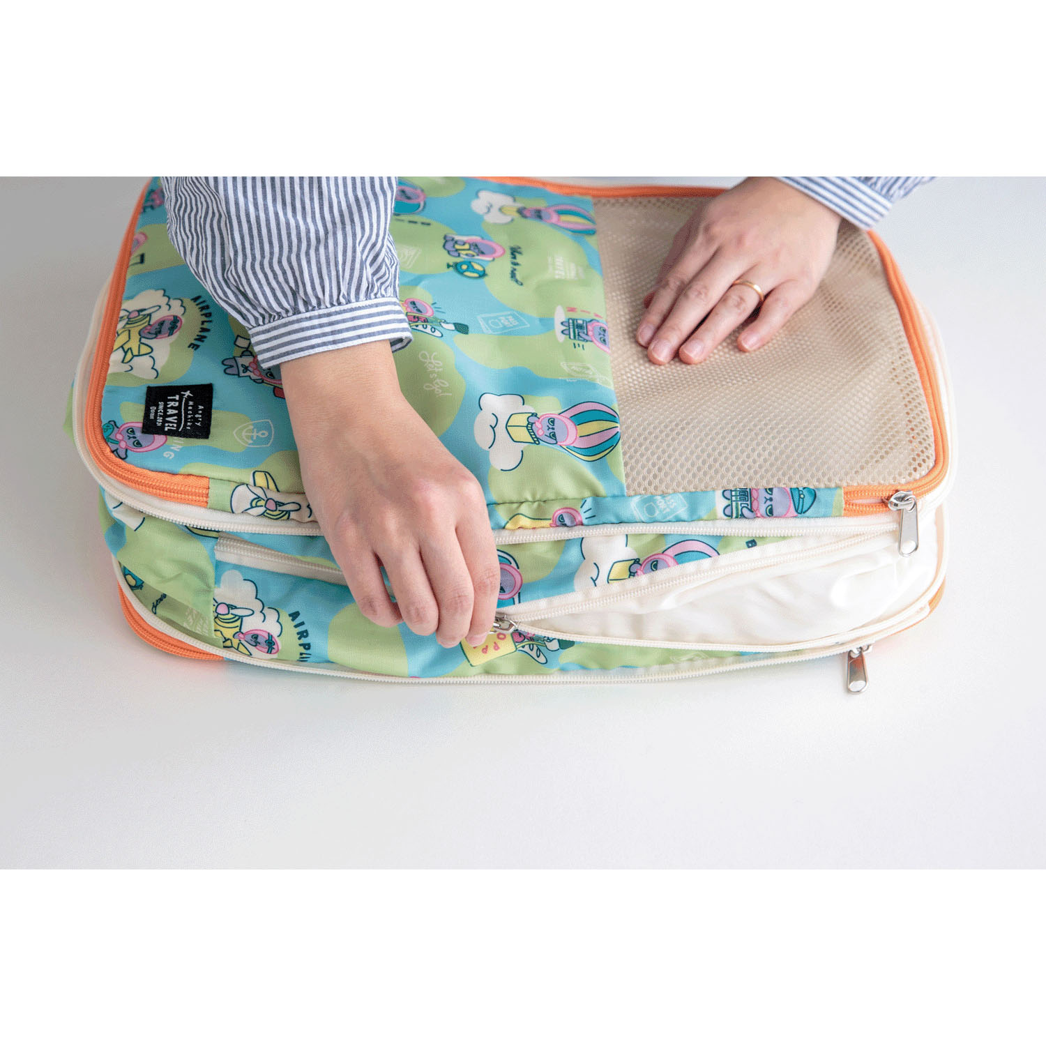 アングリーマチコ トラベル 圧縮ポーチL TU - 画像5