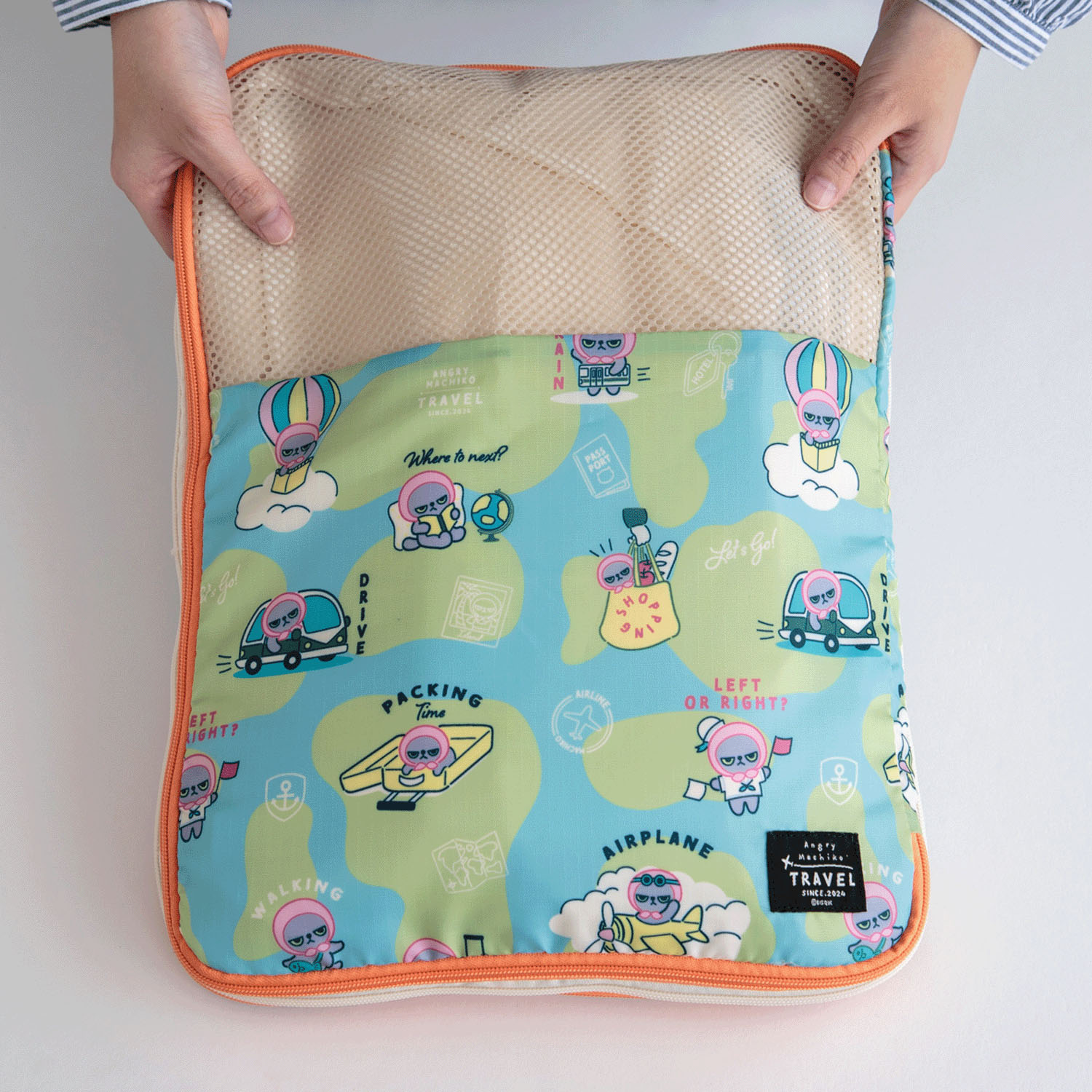 アングリーマチコ トラベル 圧縮ポーチL TU - 画像6