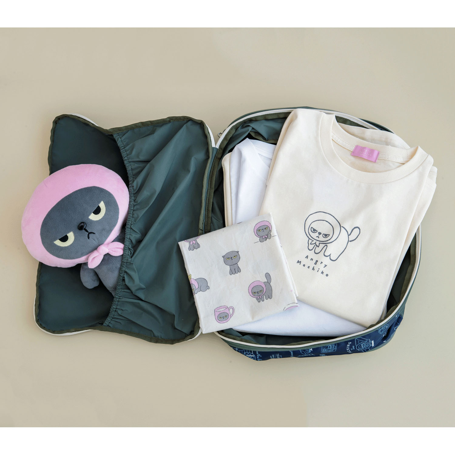 アングリーマチコ トラベル 圧縮ポーチL NV - 画像4