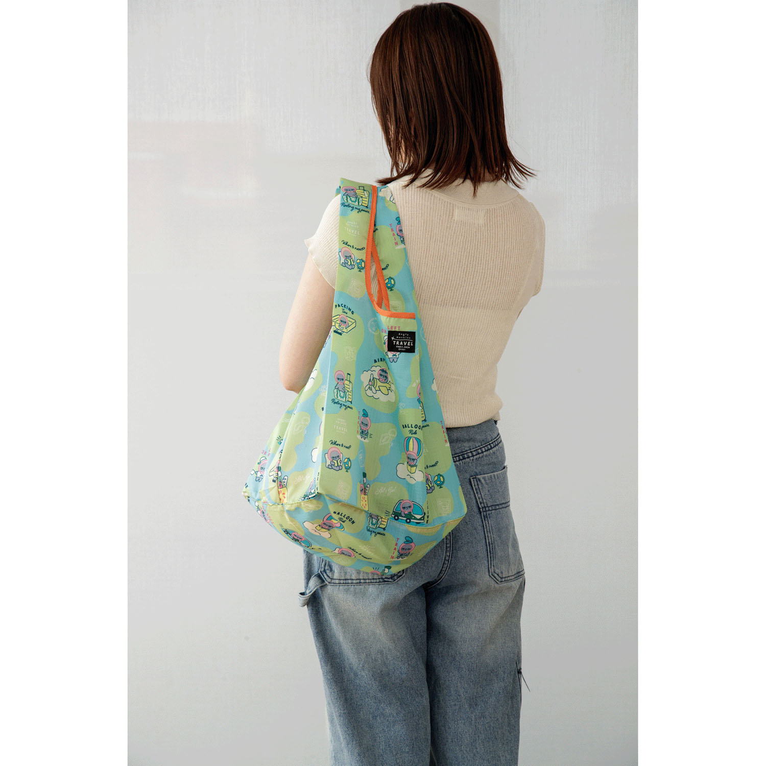 アングリーマチコ トラベル エコバッグS TU - 画像5