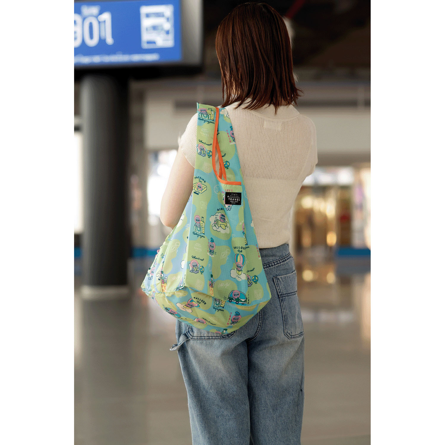 アングリーマチコ トラベル エコバッグS TU - 画像6