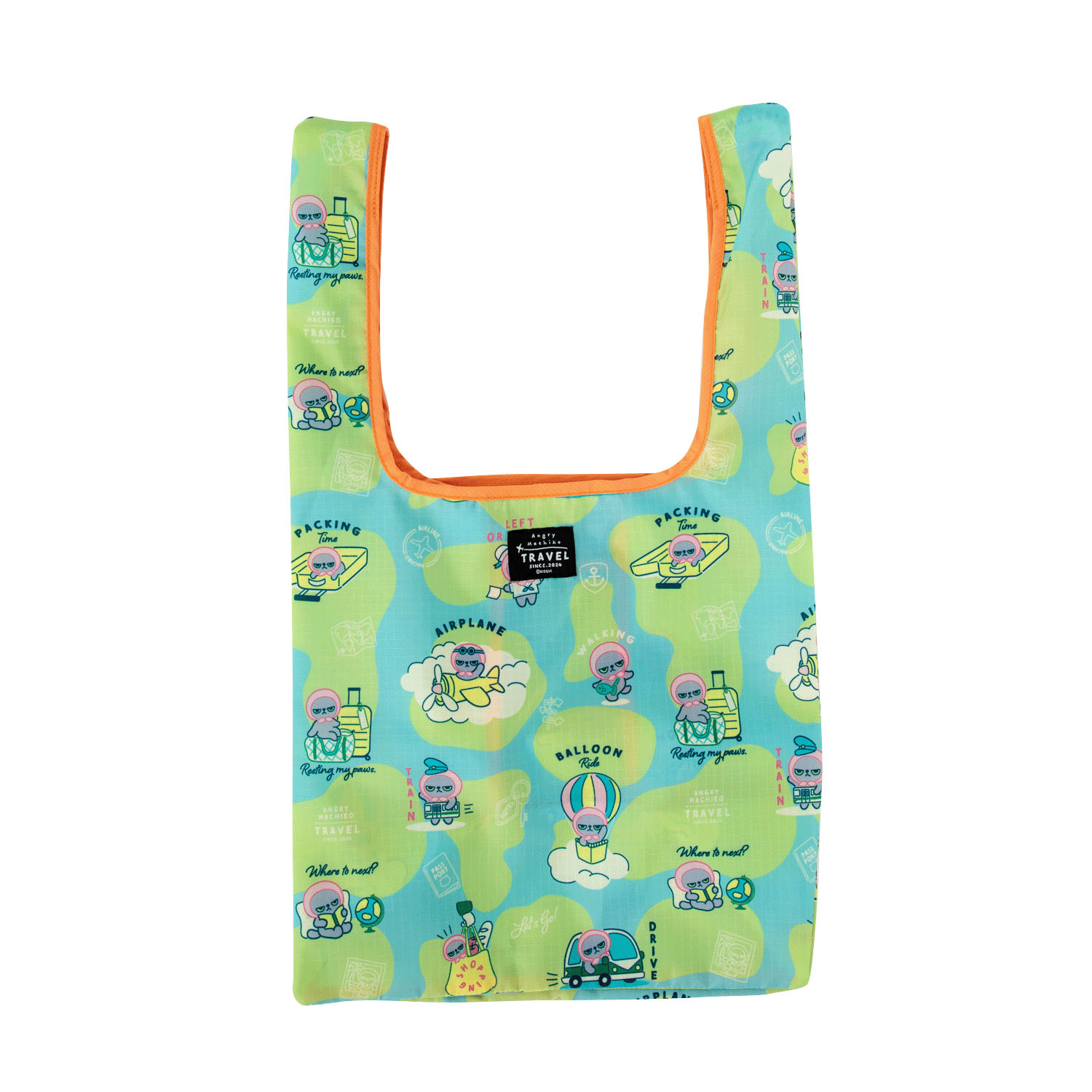 アングリーマチコ トラベル エコバッグS TU