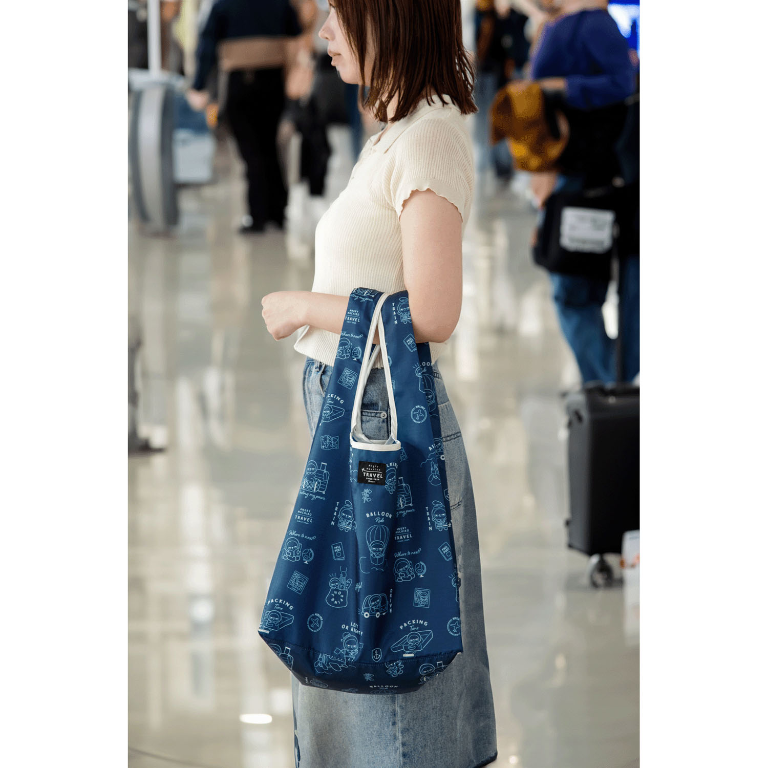 アングリーマチコ トラベル エコバッグS NV - 画像4