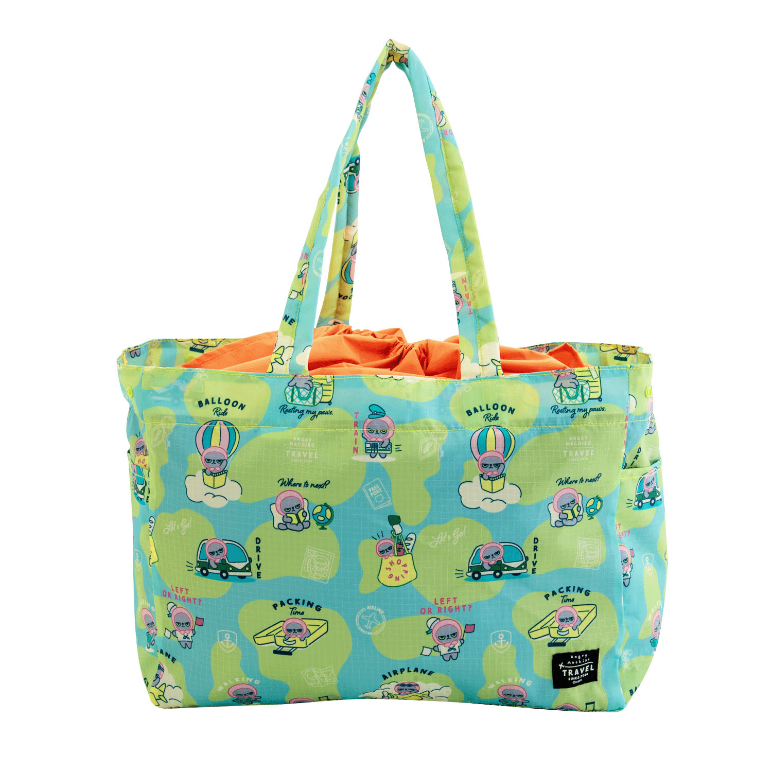 アングリーマチコ トラベル エコバッグL TU