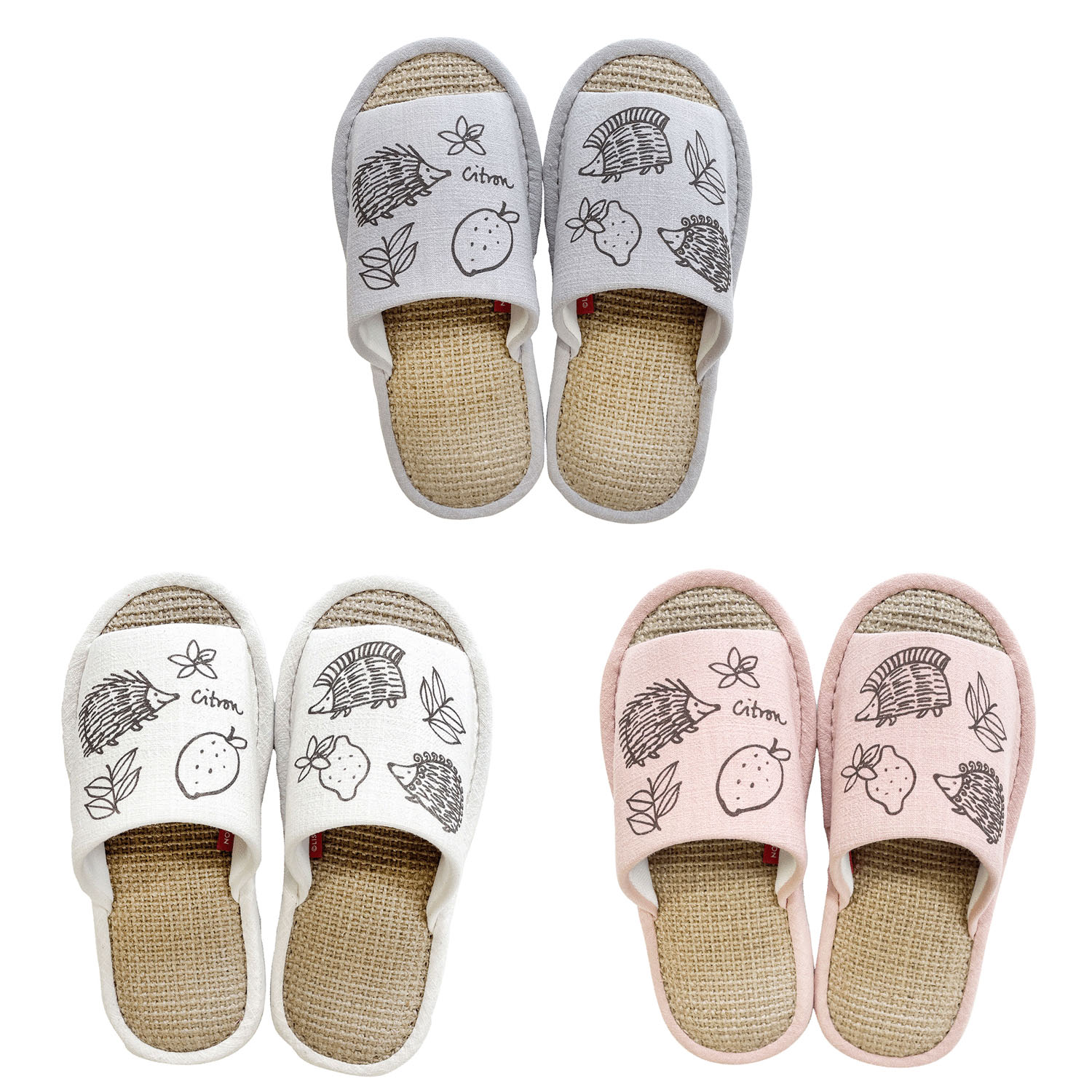 LISA LARSON  スリッパ レモンとはりねずみ