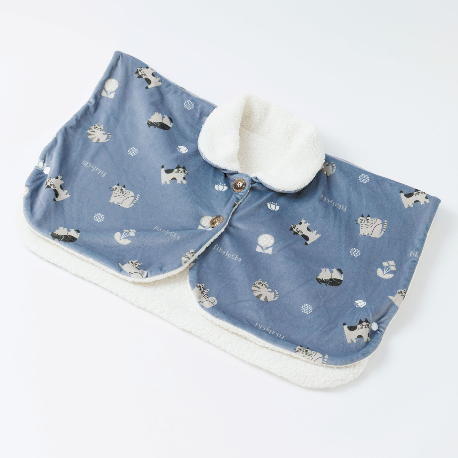 fikalycka フランネル 肩当て グレー