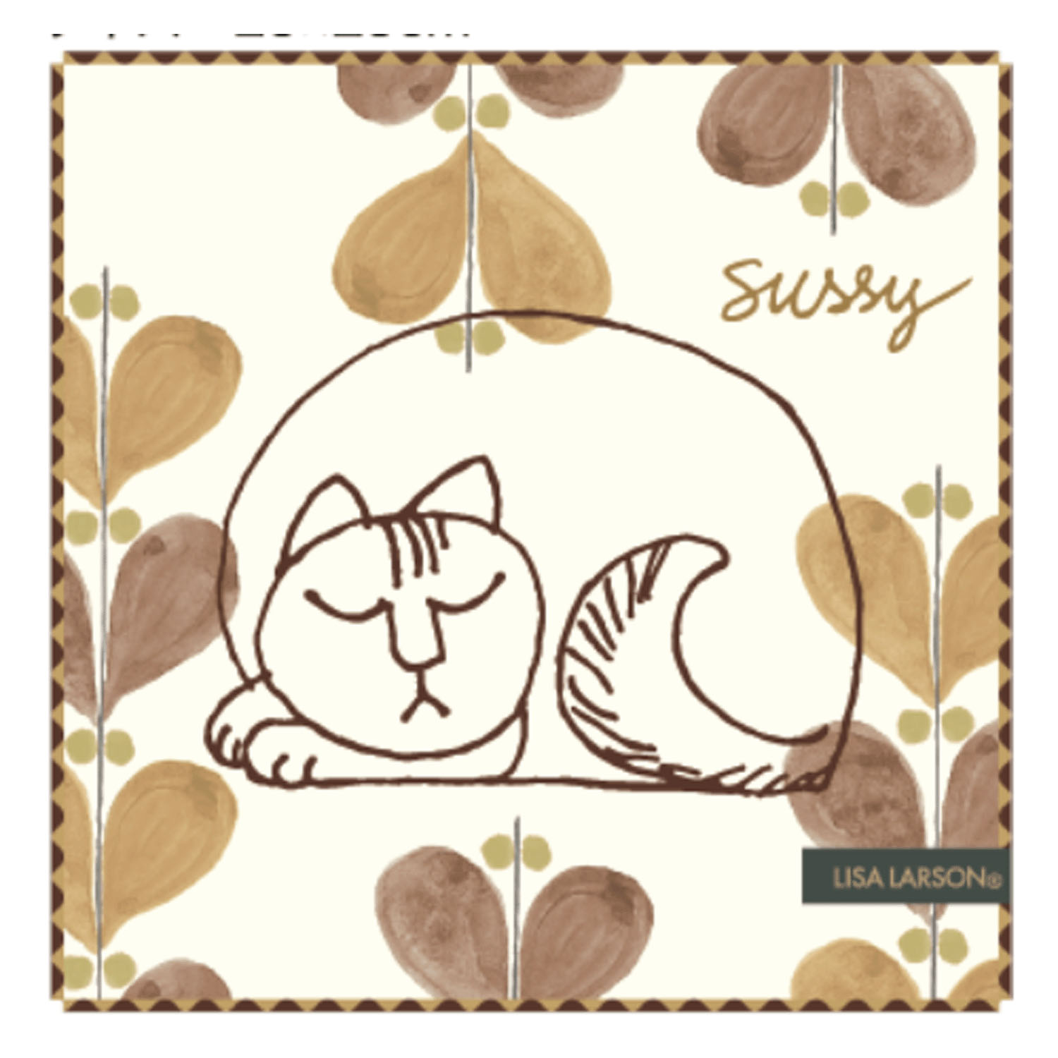 LISA LARSON リサ・ラーソン ミニタオル スッシー - 画像1