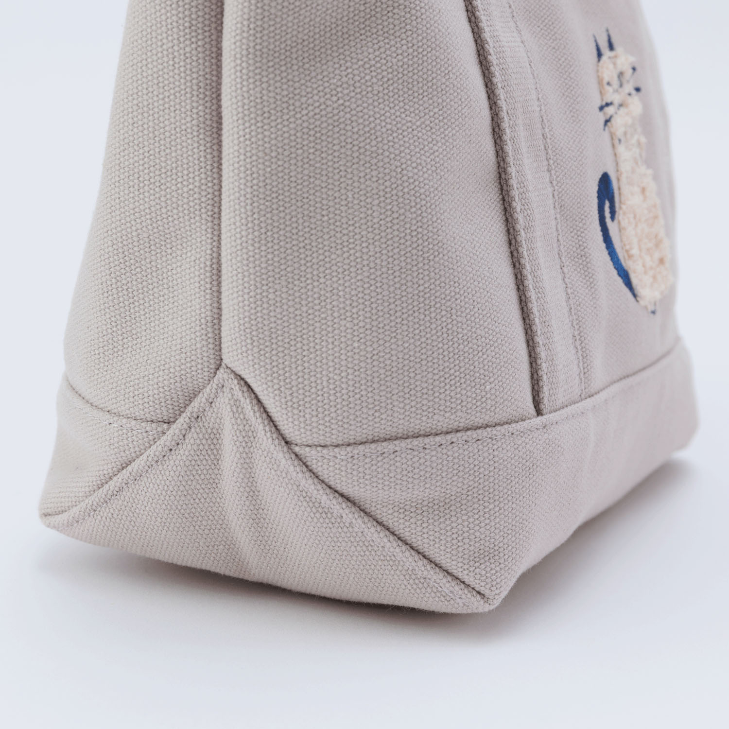 fikalycka 帆布トート サガラ刺繍 グレージュ - 画像3