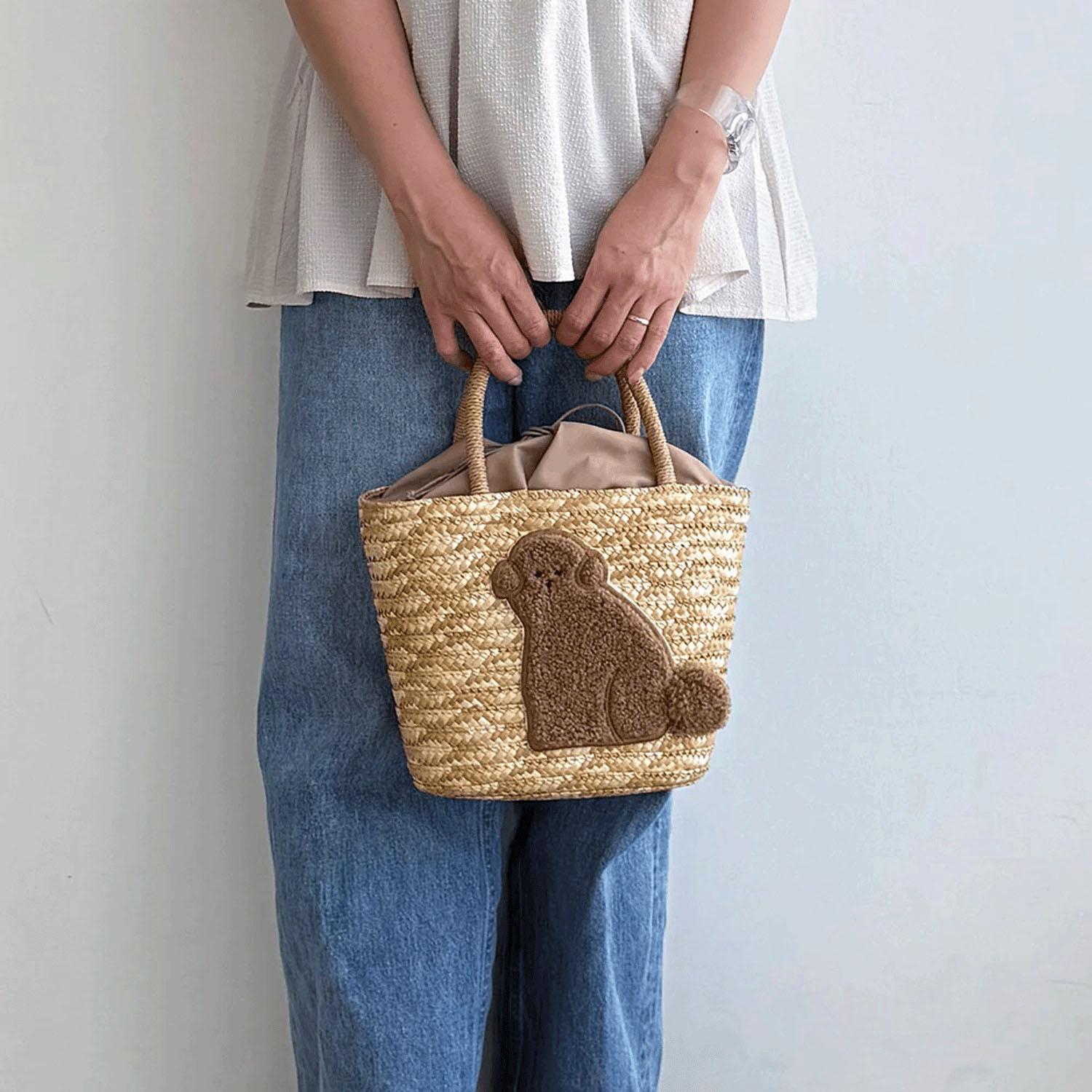 かごバッグ プードル - 画像3