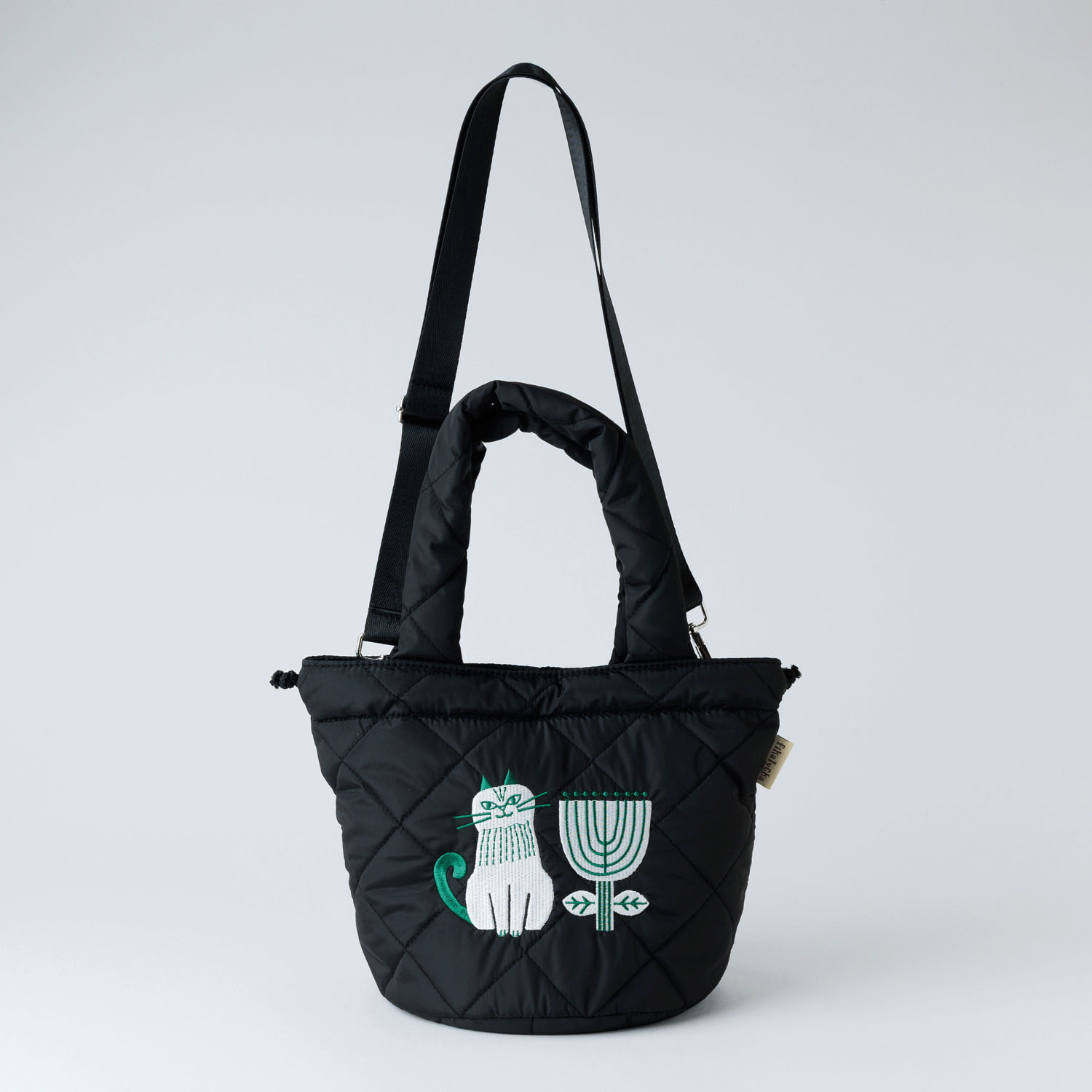 fikalycka 3wayキルティングトート ブラック - 画像1