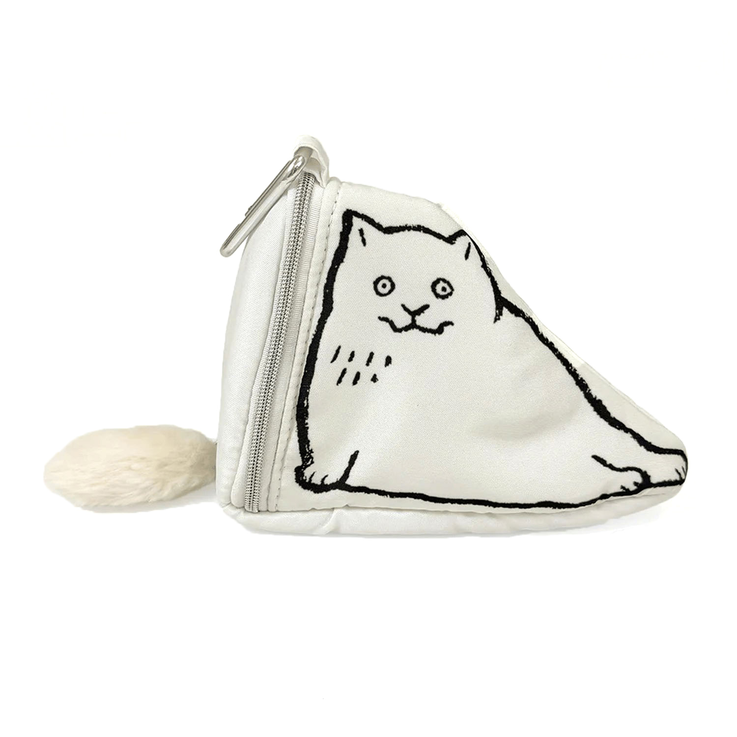 Kathy Lam Catポーチ WHITECAT
