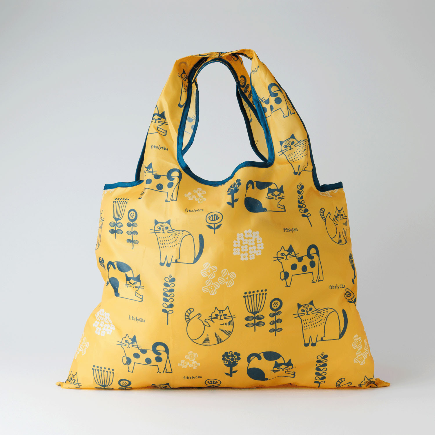 fikalycka 2wayショッピングバッグ フラワーイエロー
