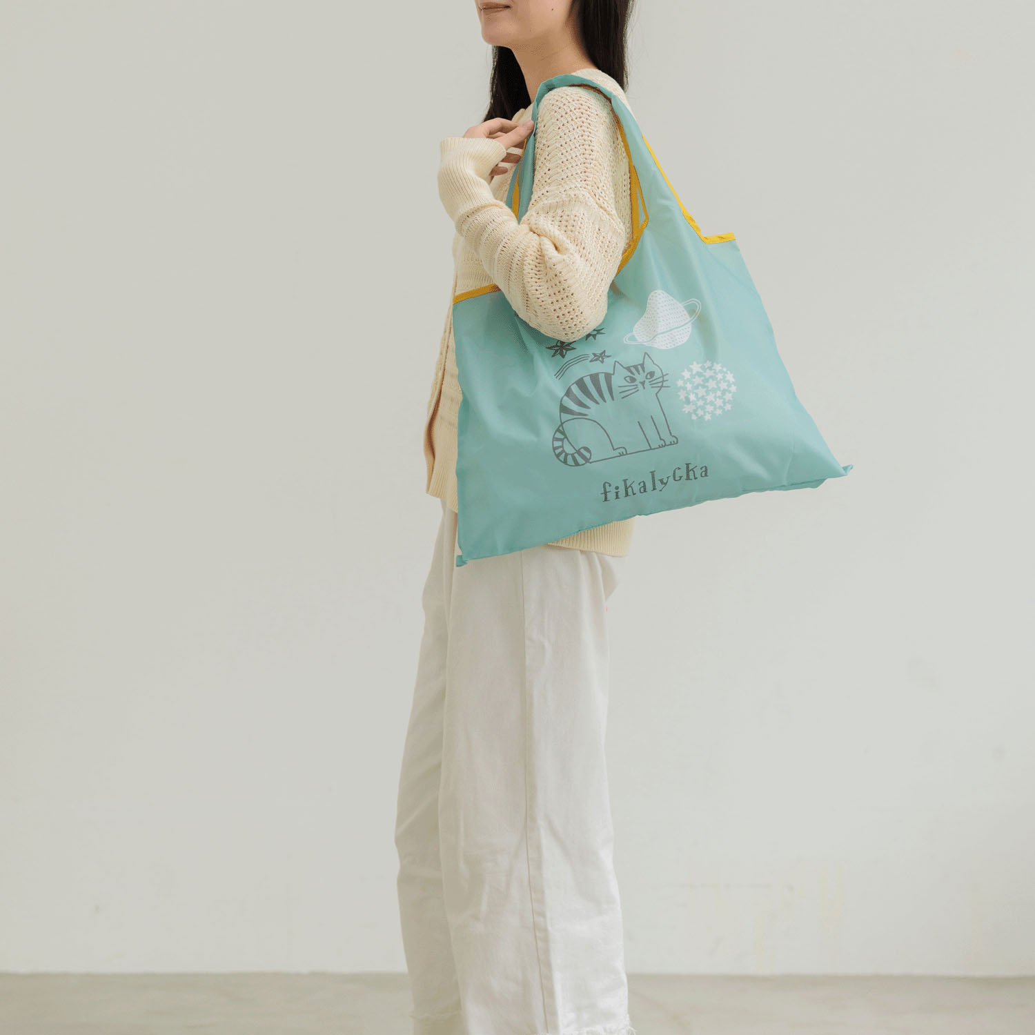 fikalycka 2wayショッピングバッグ ブルー - 画像3