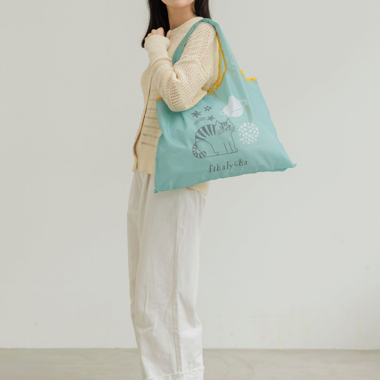 fikalycka 2wayショッピングバッグ ブルー - 画像4