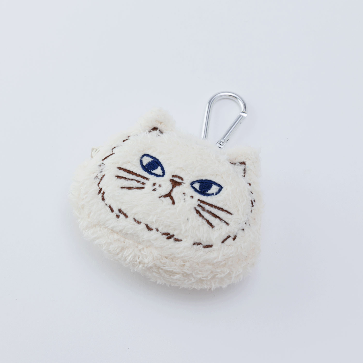 fikalycka ダイカットフェイスポーチ ベージュ - 画像1