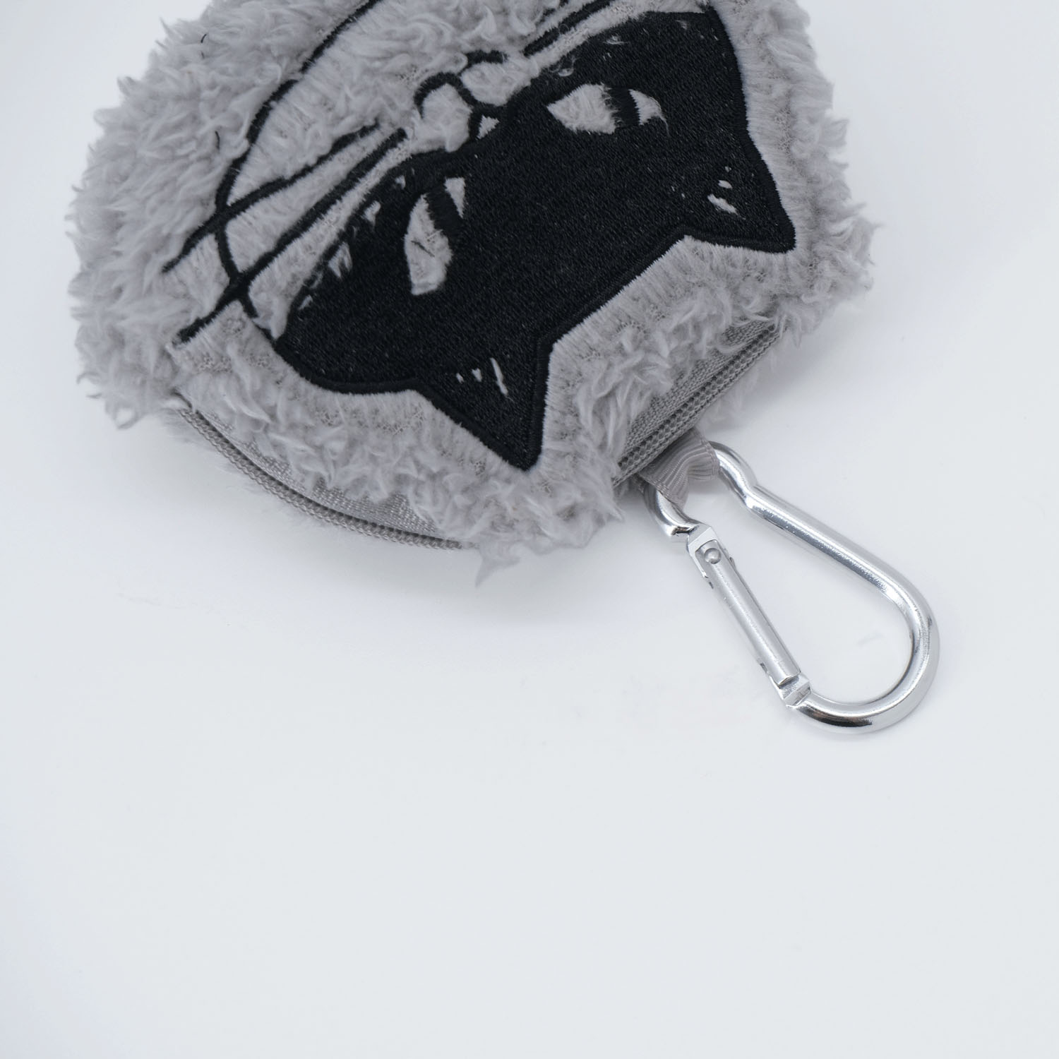 fikalycka ダイカットフェイスポーチ グレー - 画像2