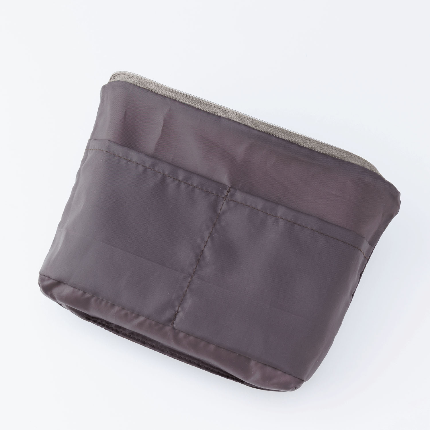 fikalycka 大きめポーチ シェニール グレー - 画像2