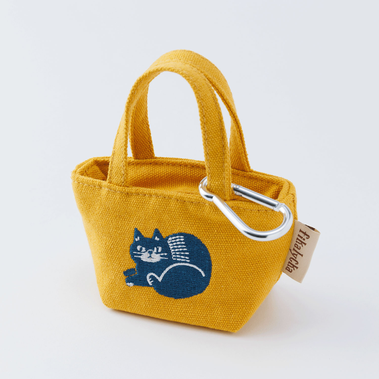 fikalycka ミニミニトートカラビナ付き イエロー