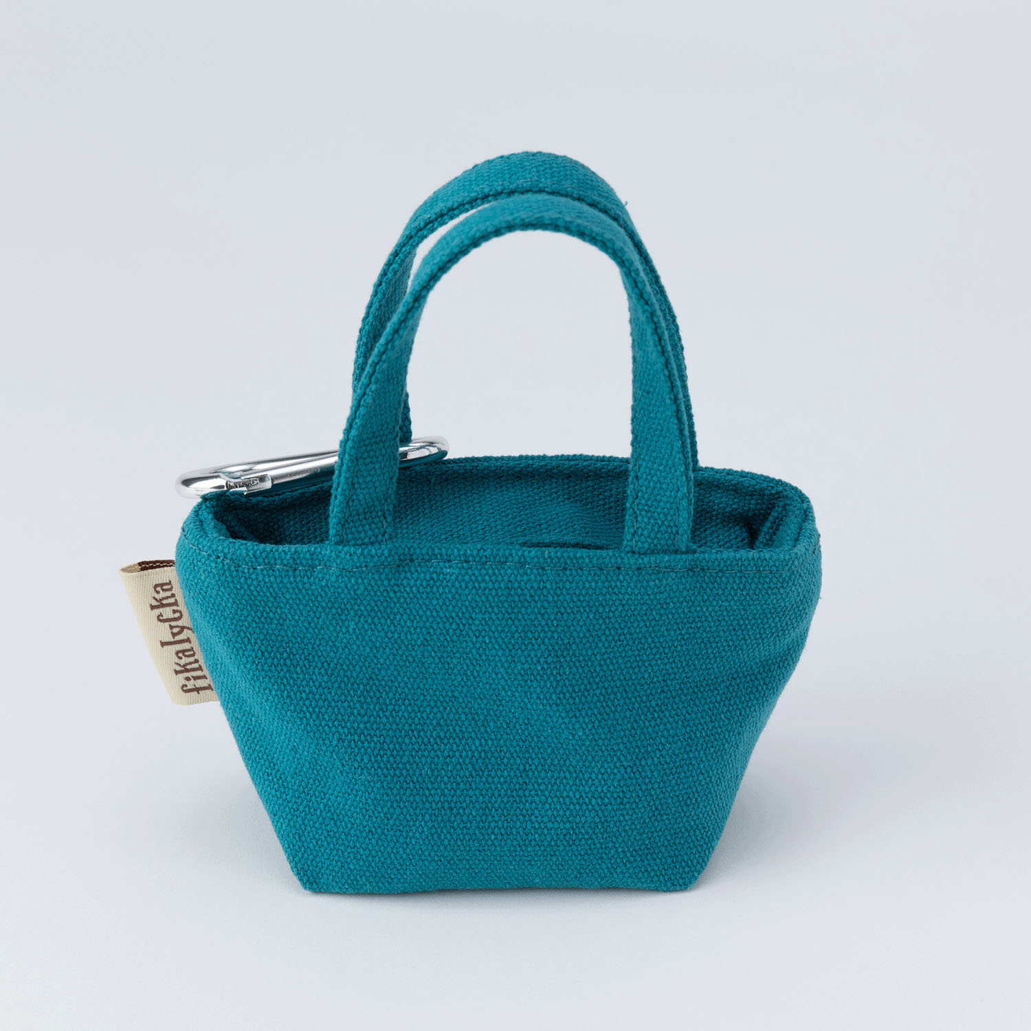fikalycka ミニミニトートカラビナ付き ブルー - 画像2