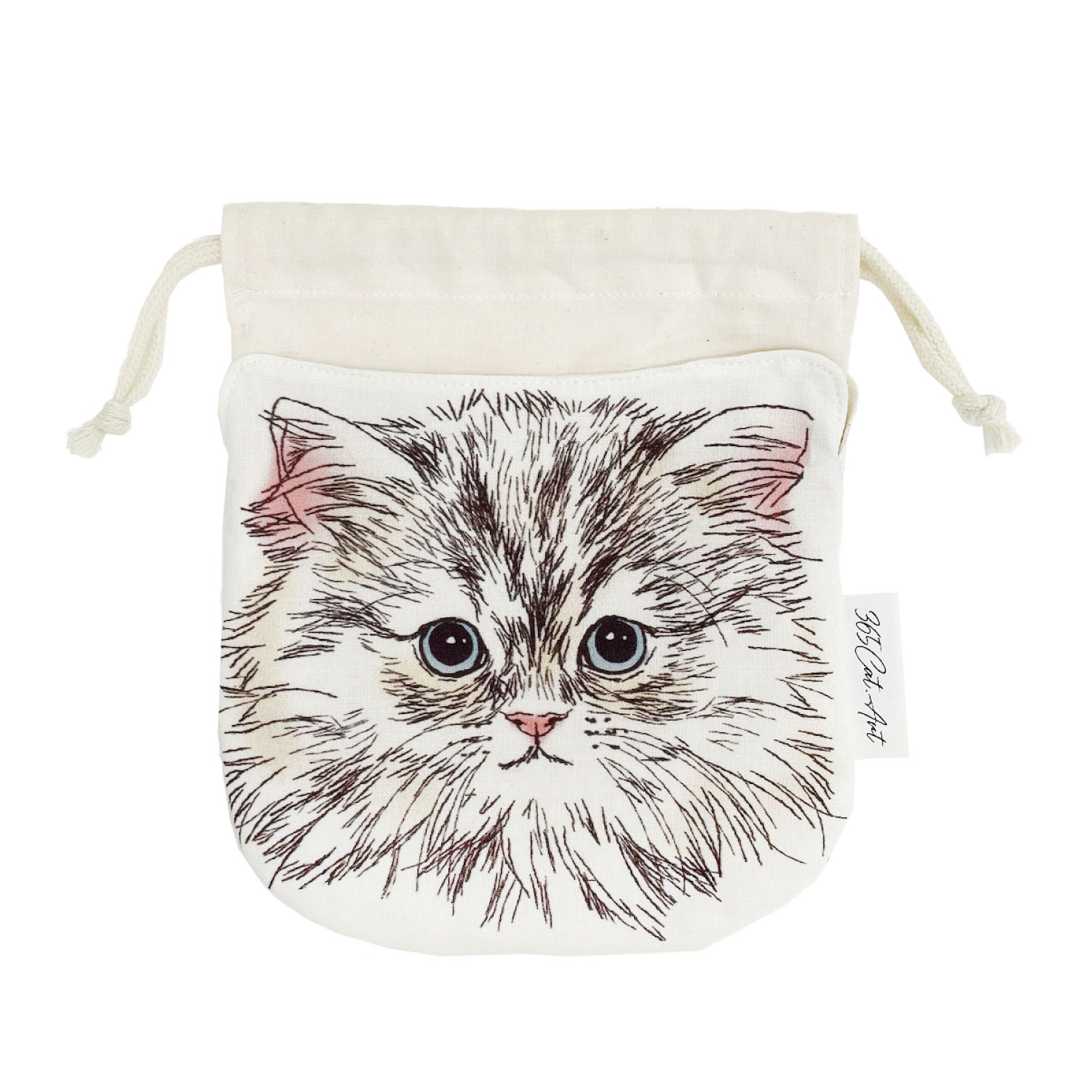 365Cat．Art ねこ巾着 A - 画像1