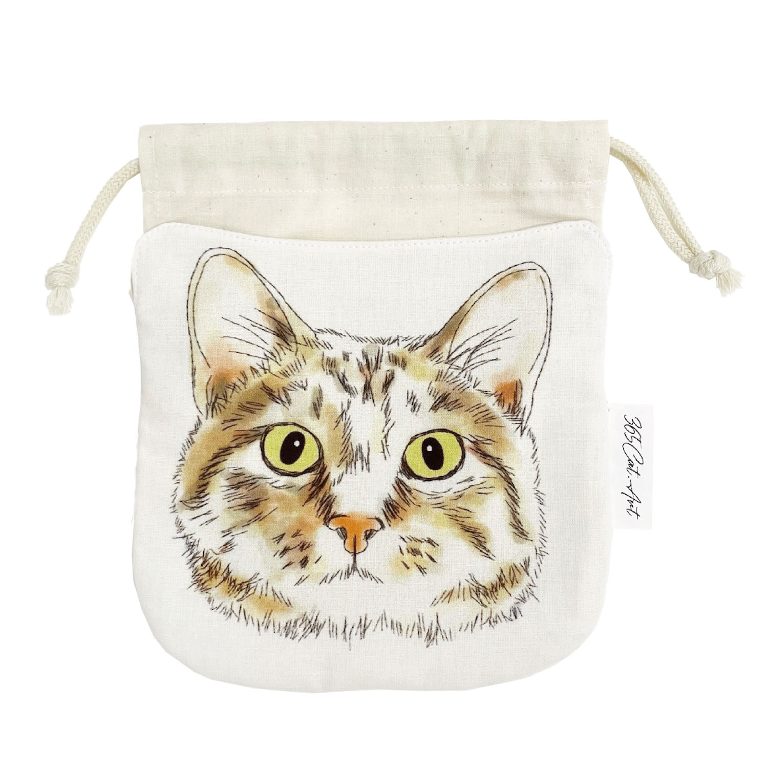 Cat．Art ねこ巾着 F - 画像1