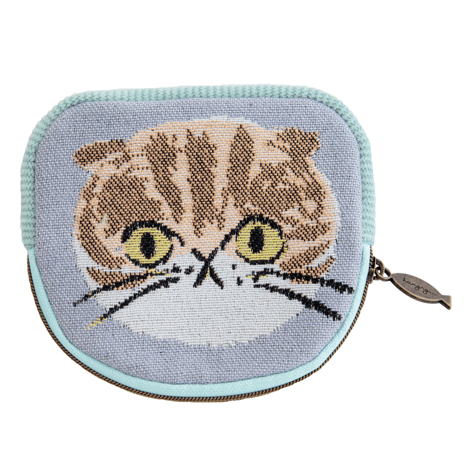 I LOVE CAT！ポーチ ラベンダー（茶トラ）