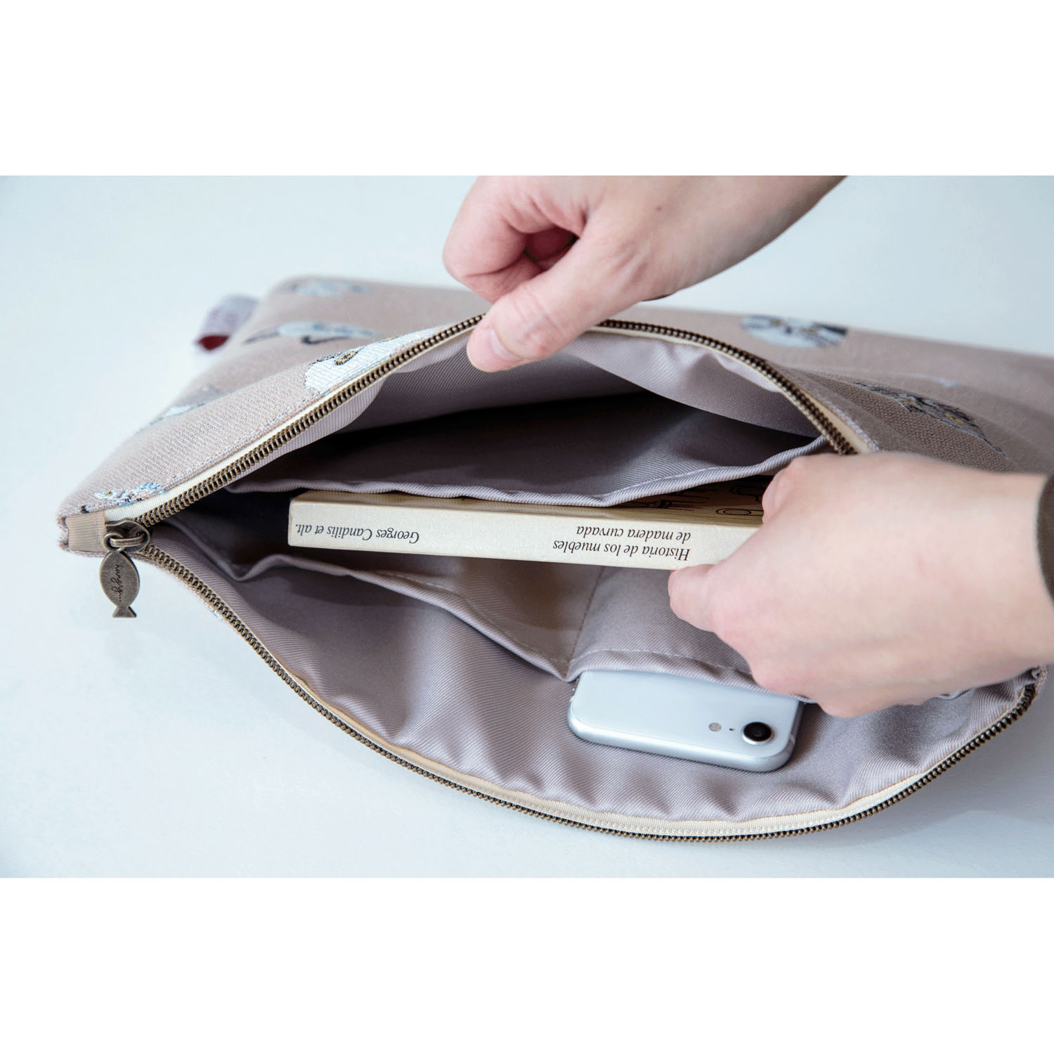 I LOVE CAT！マルチポーチ ピンク - 画像3