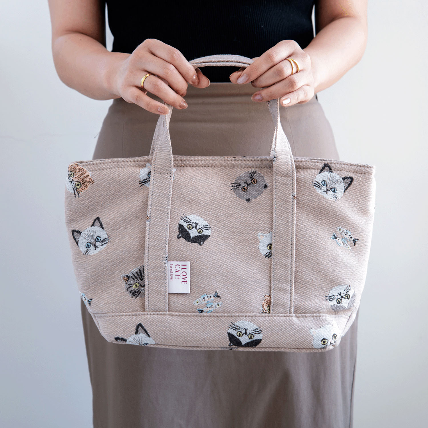 I LOVE CAT！トートバッグ ピンク - 画像2