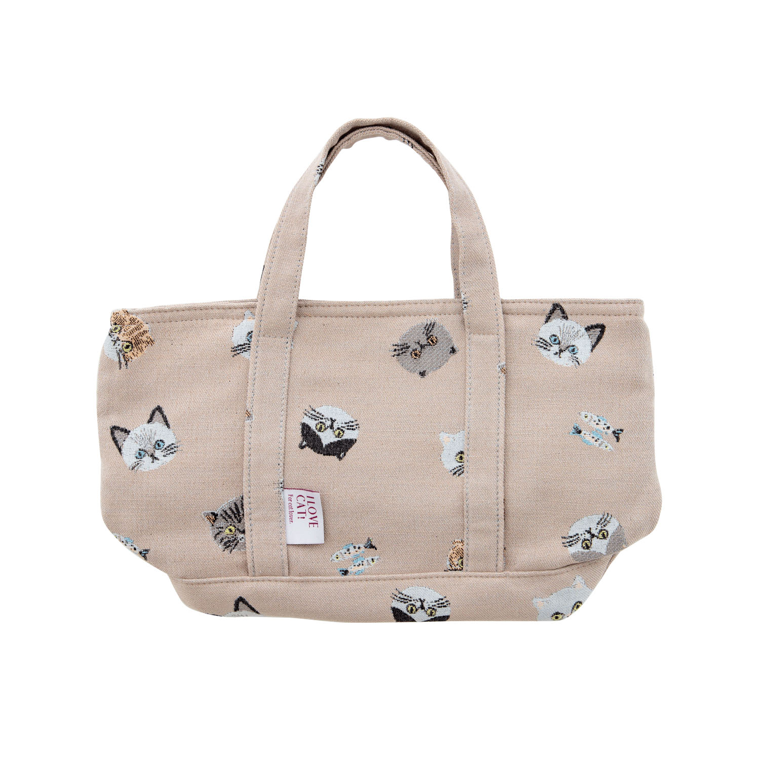 I LOVE CAT！トートバッグ ピンク - 画像1