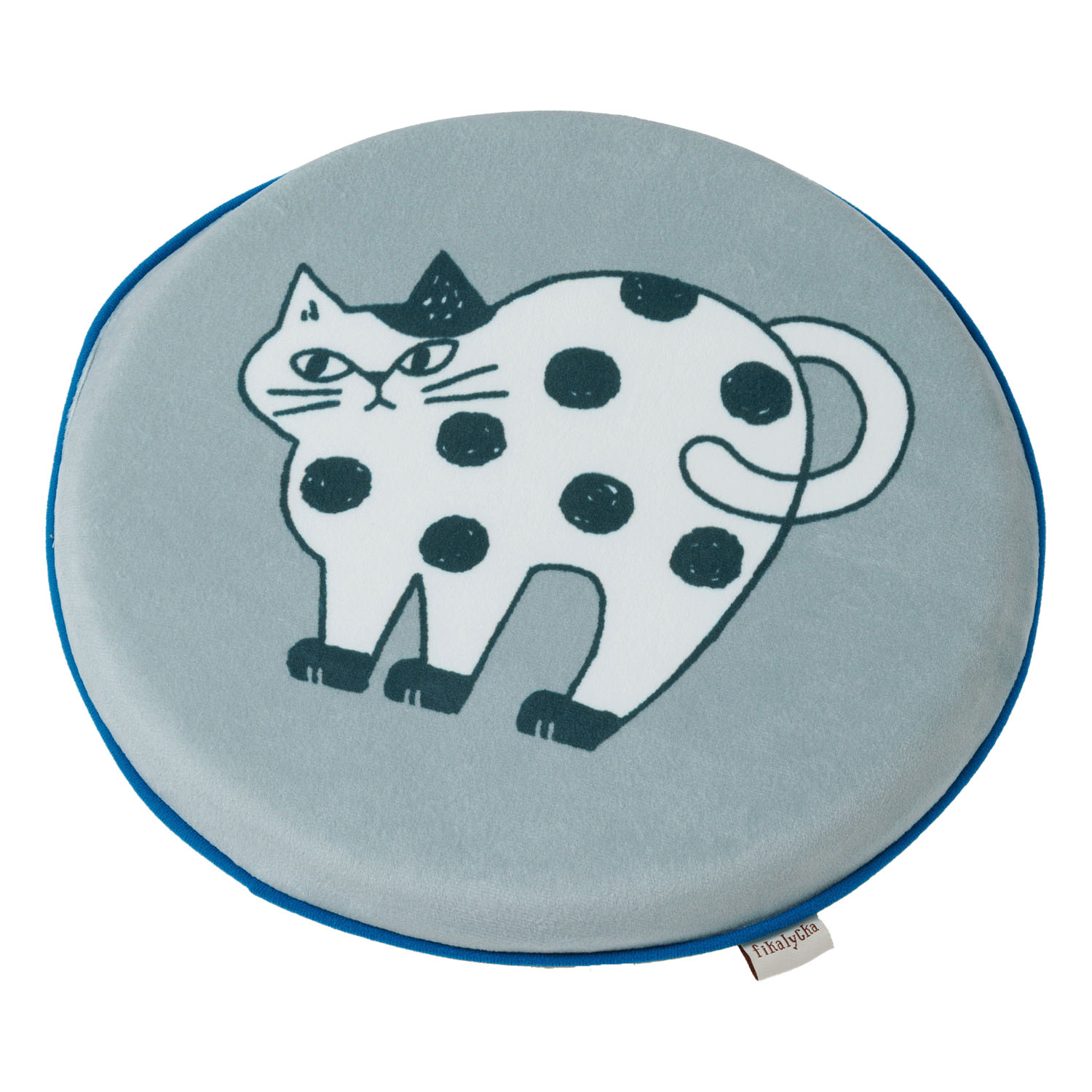 fikalycka シートクッション グレー×イエロー