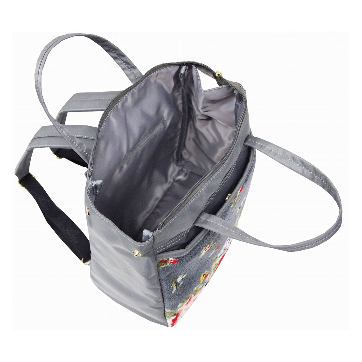 【レイクアルスター】 シェニール手提げリュック - 画像3