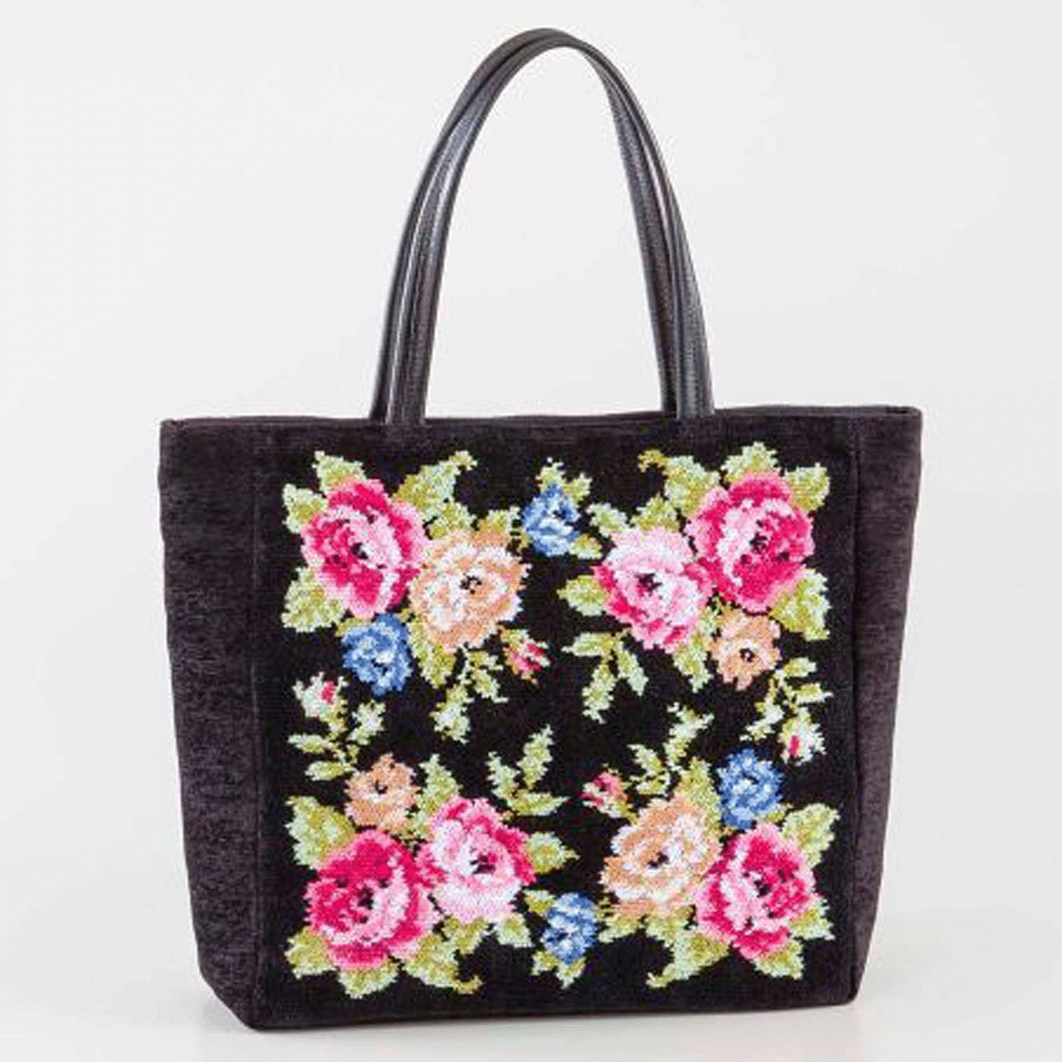 【レイクアルスター】 シェニールWT手提げバッグ - 画像1