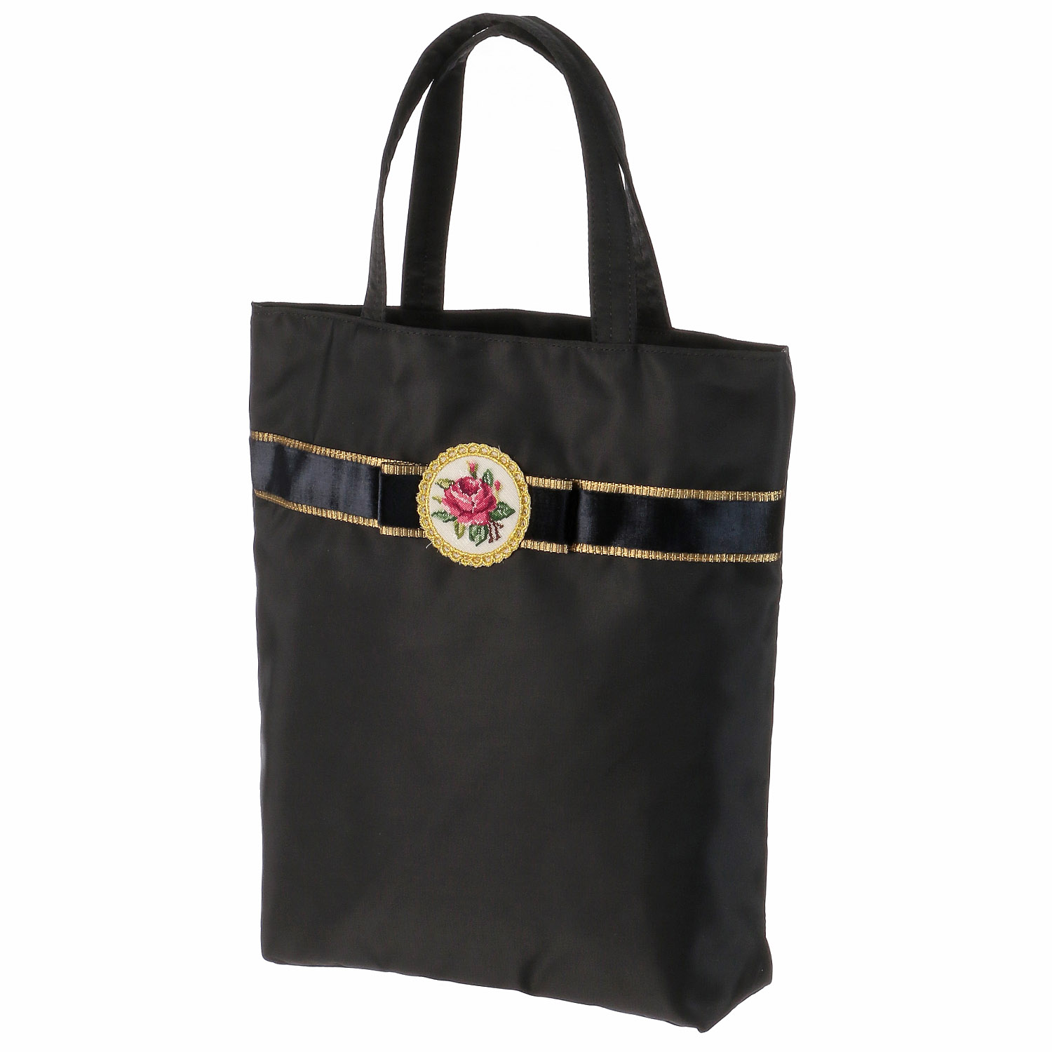 90番色終了 【プチポアン・久家道子】 ステッチリボントートバッグ - 画像4