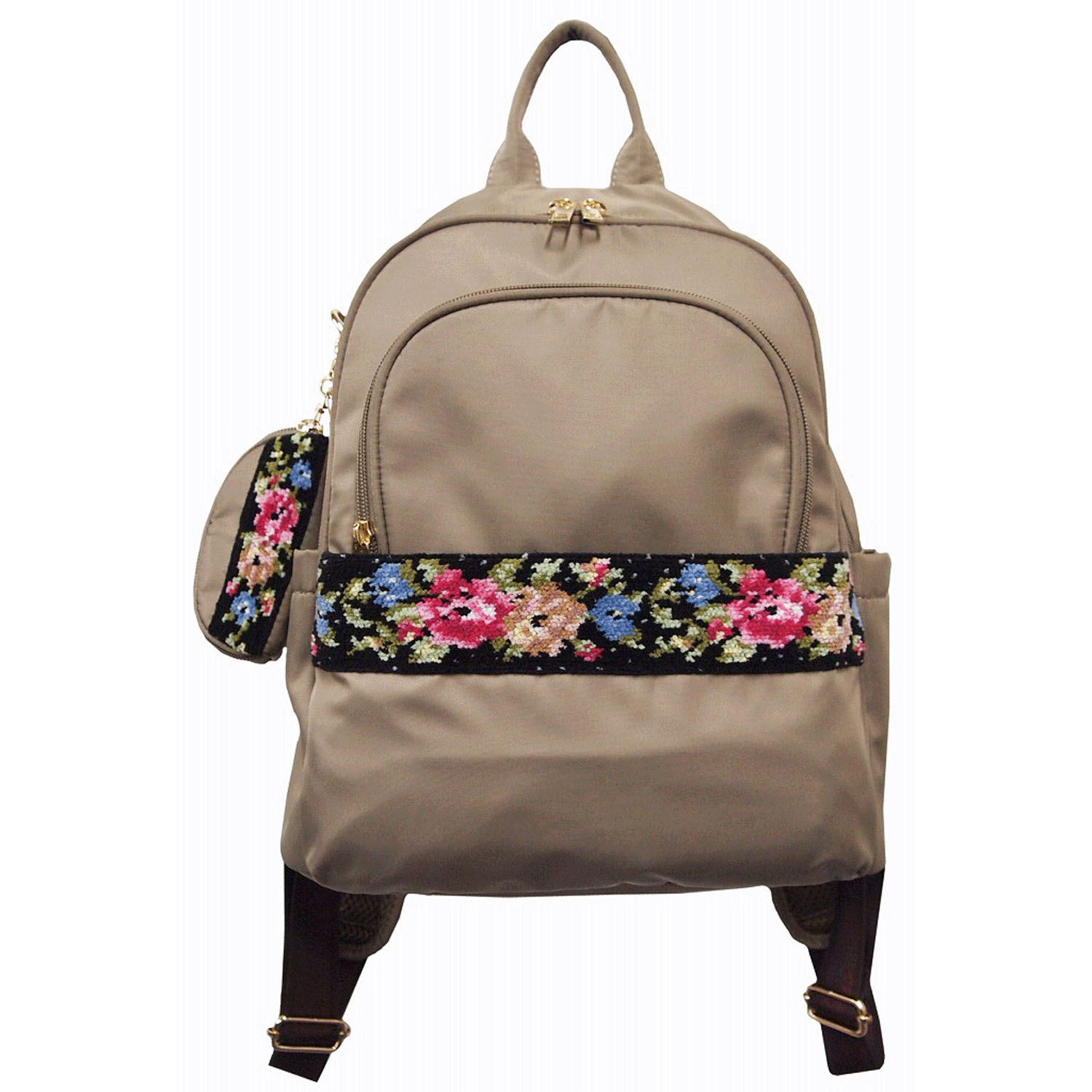 【レイクアルスター】 シェニール ポーチ付きリュック - 画像3