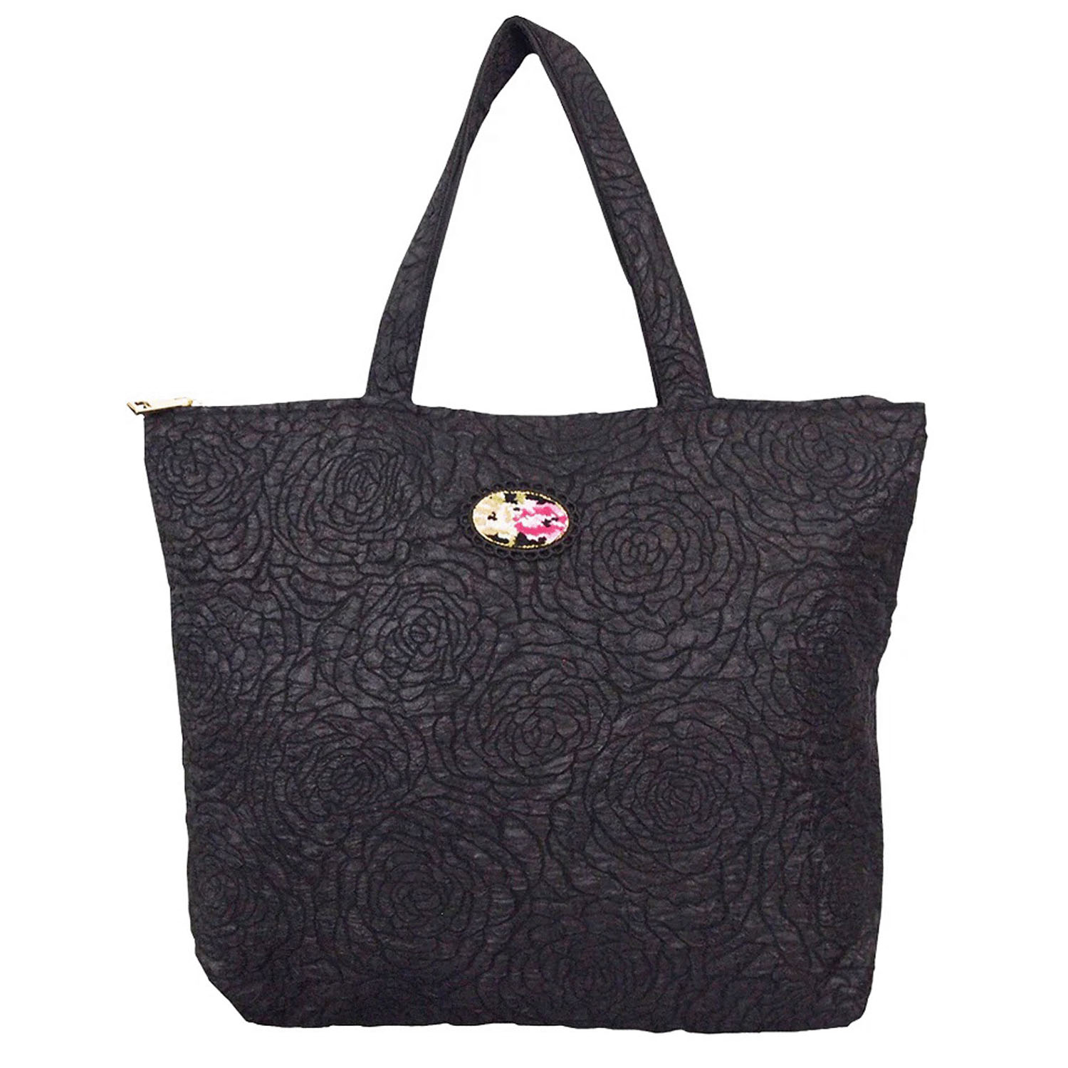 ★お買い得品 【レイクアルスター】 ローズ型押し手提げ - 画像2