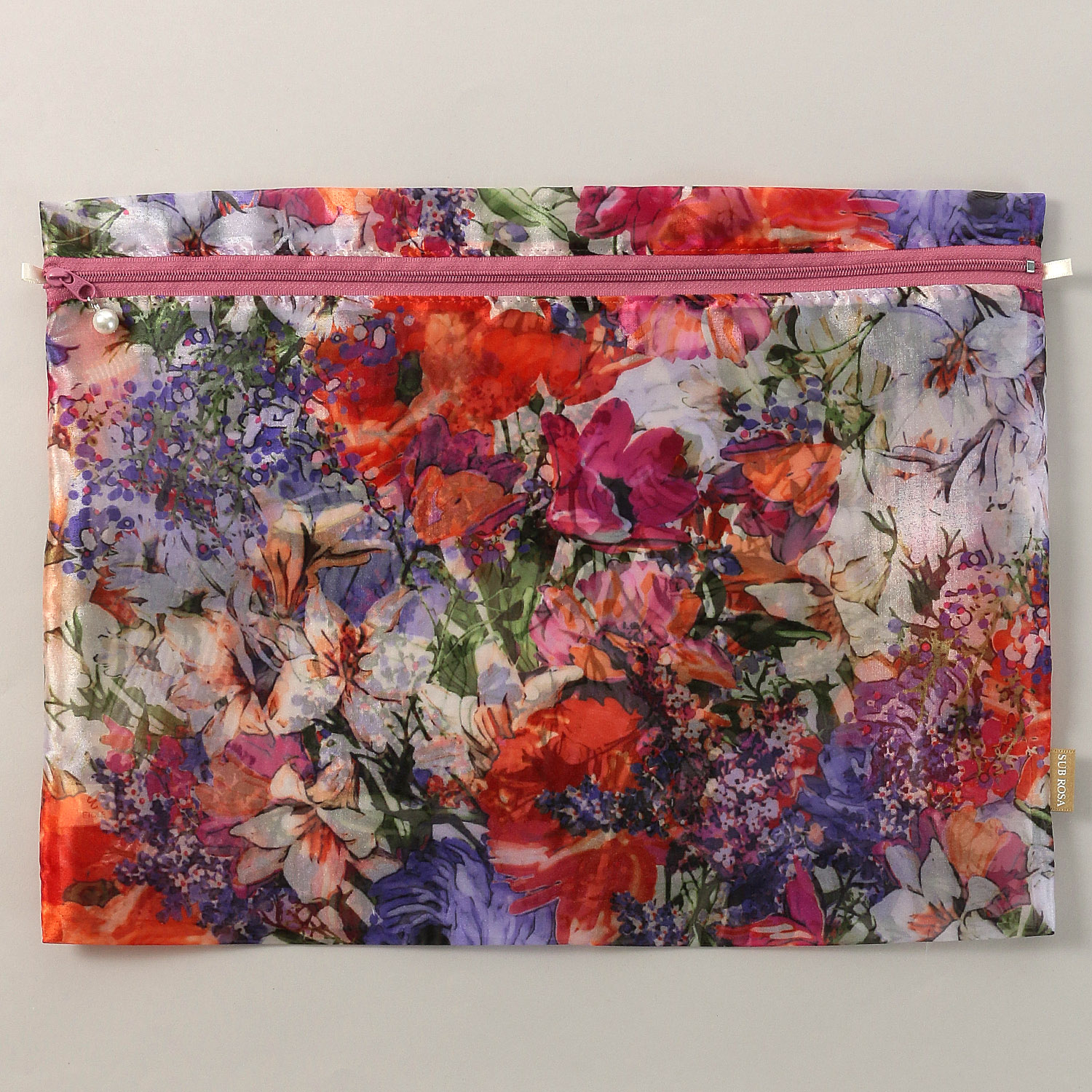 オーガンジー 平型お着替えポーチ 大 - 画像11