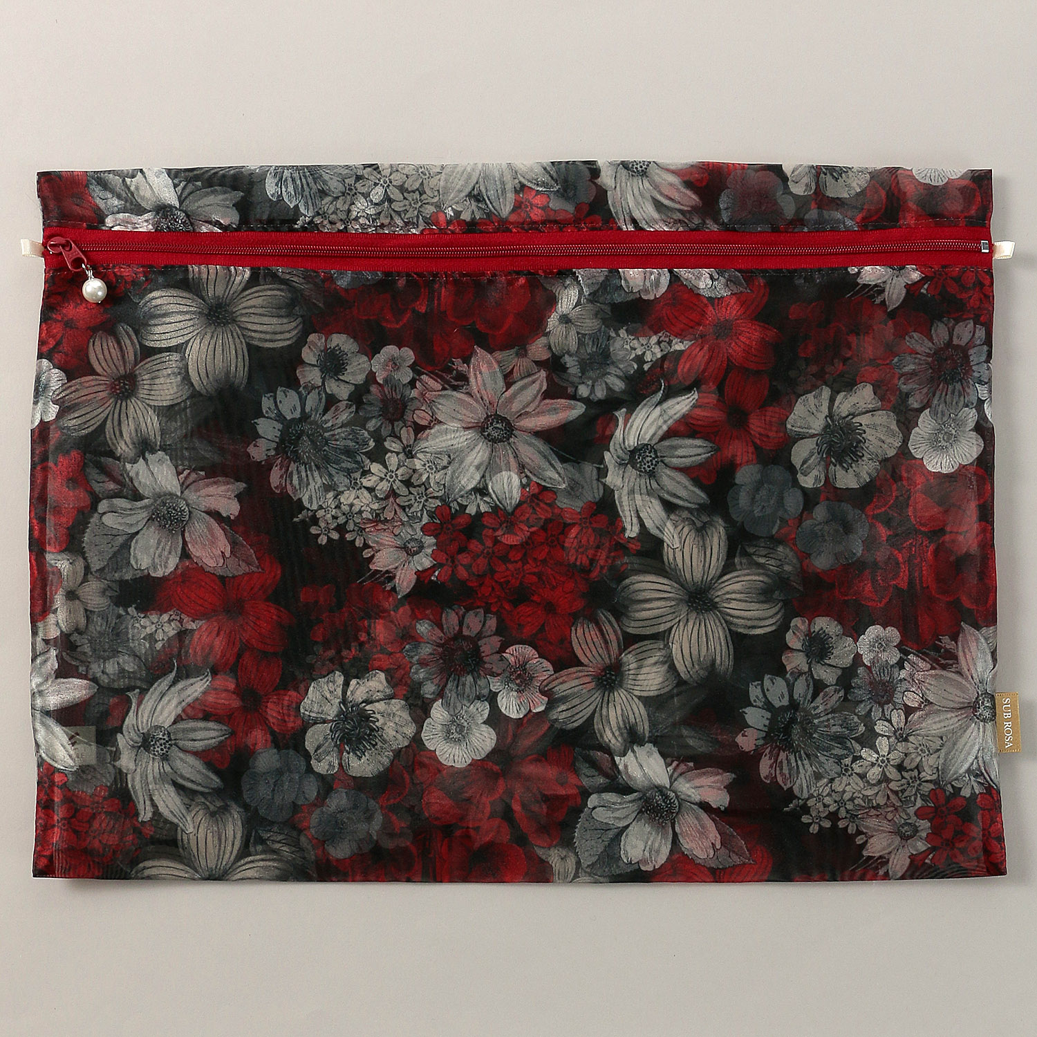 オーガンジー 平型お着替えポーチ 大 - 画像12