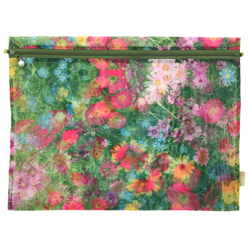 オーガンジー 平型お着替えポーチ 大 - 画像3