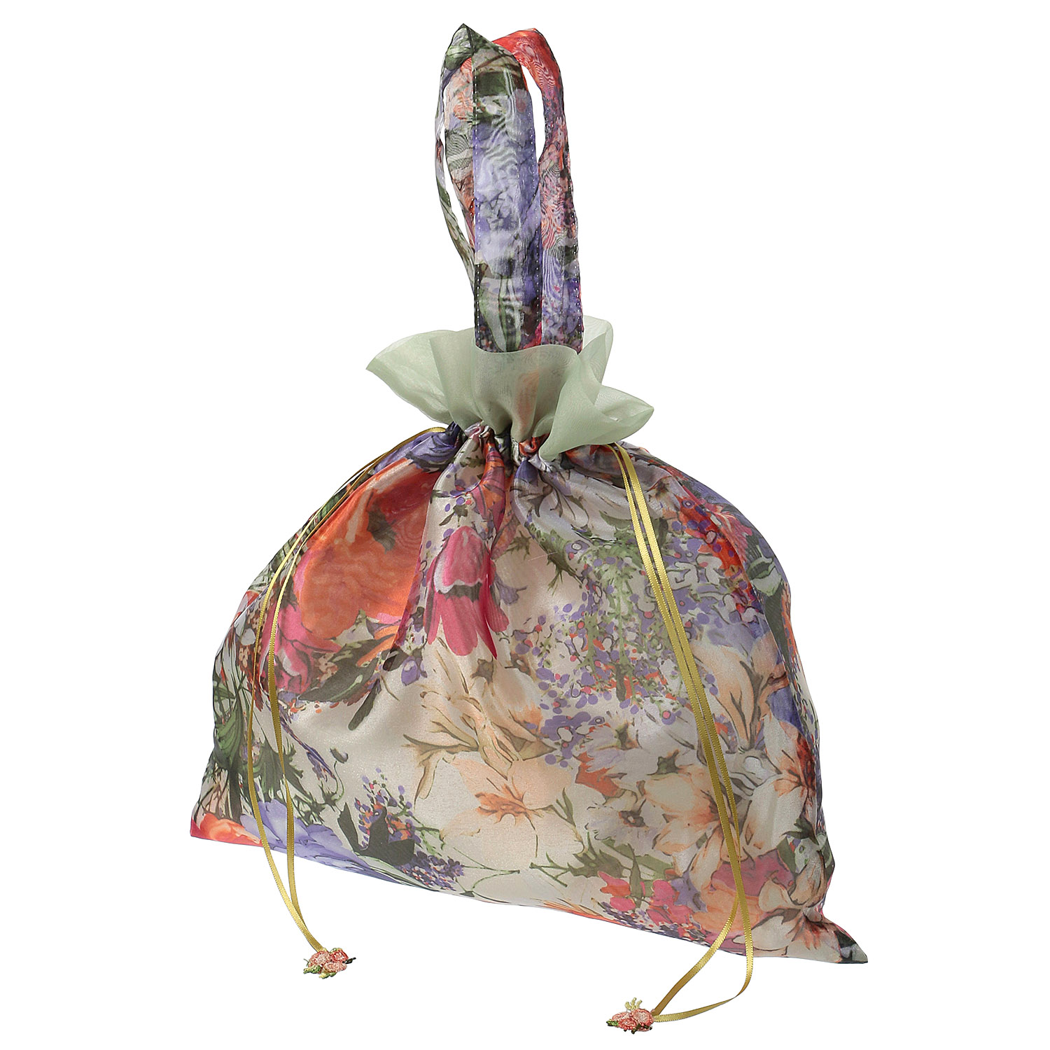 花柄巾着手提げ - 画像12