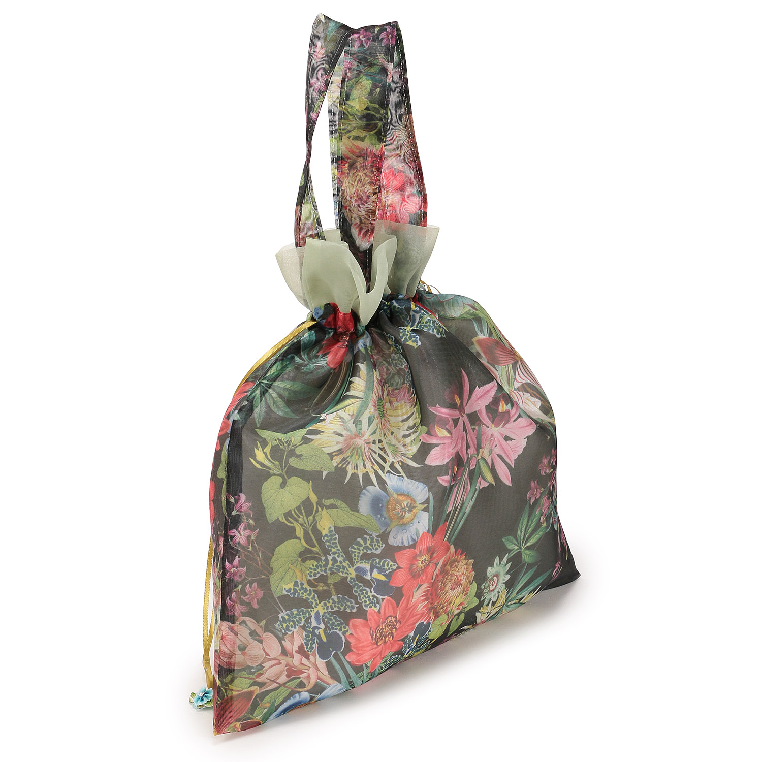 花柄巾着手提げ - 画像6